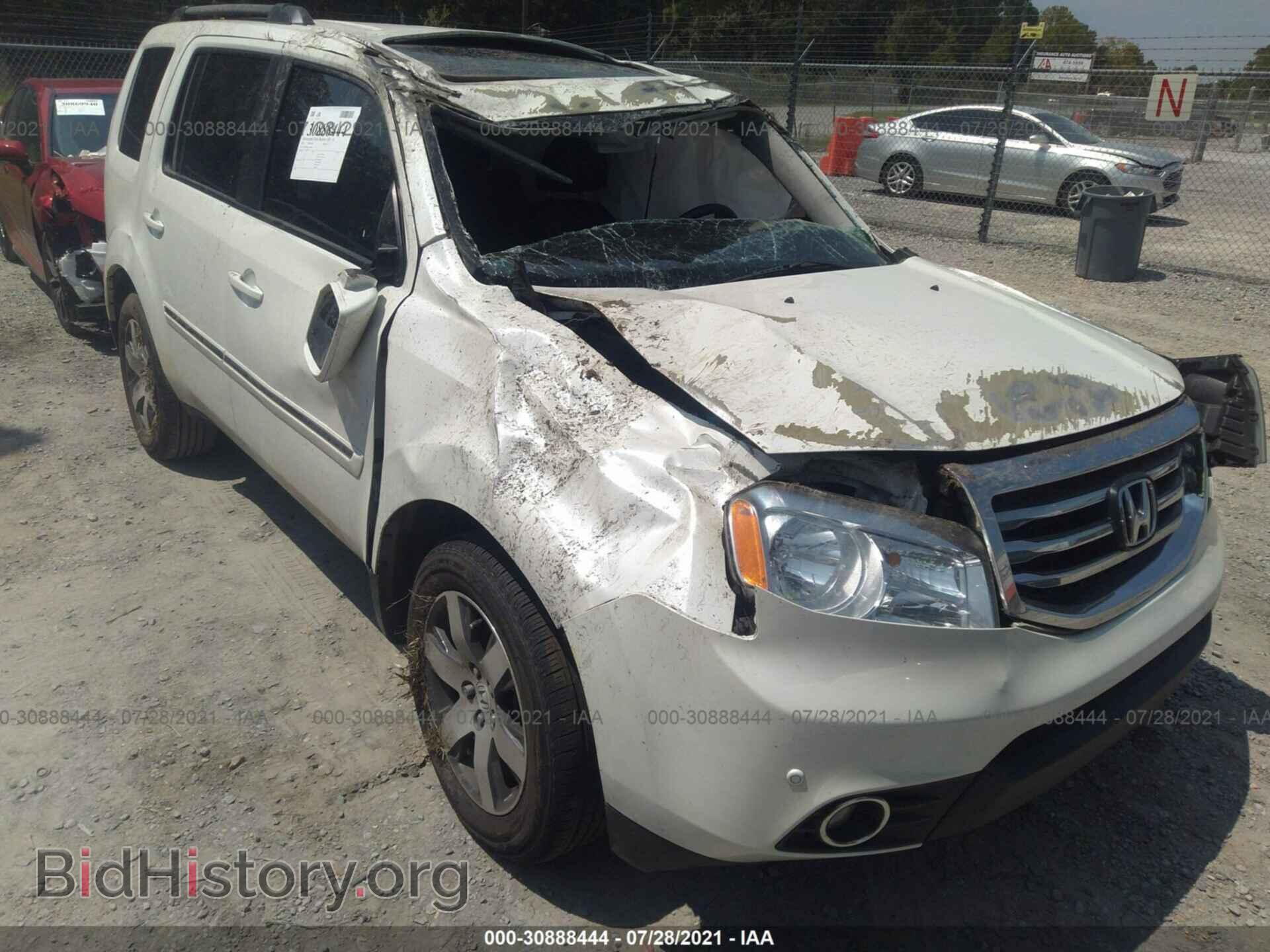 Photo 5FNYF4H95CB066481 - HONDA PILOT 2012