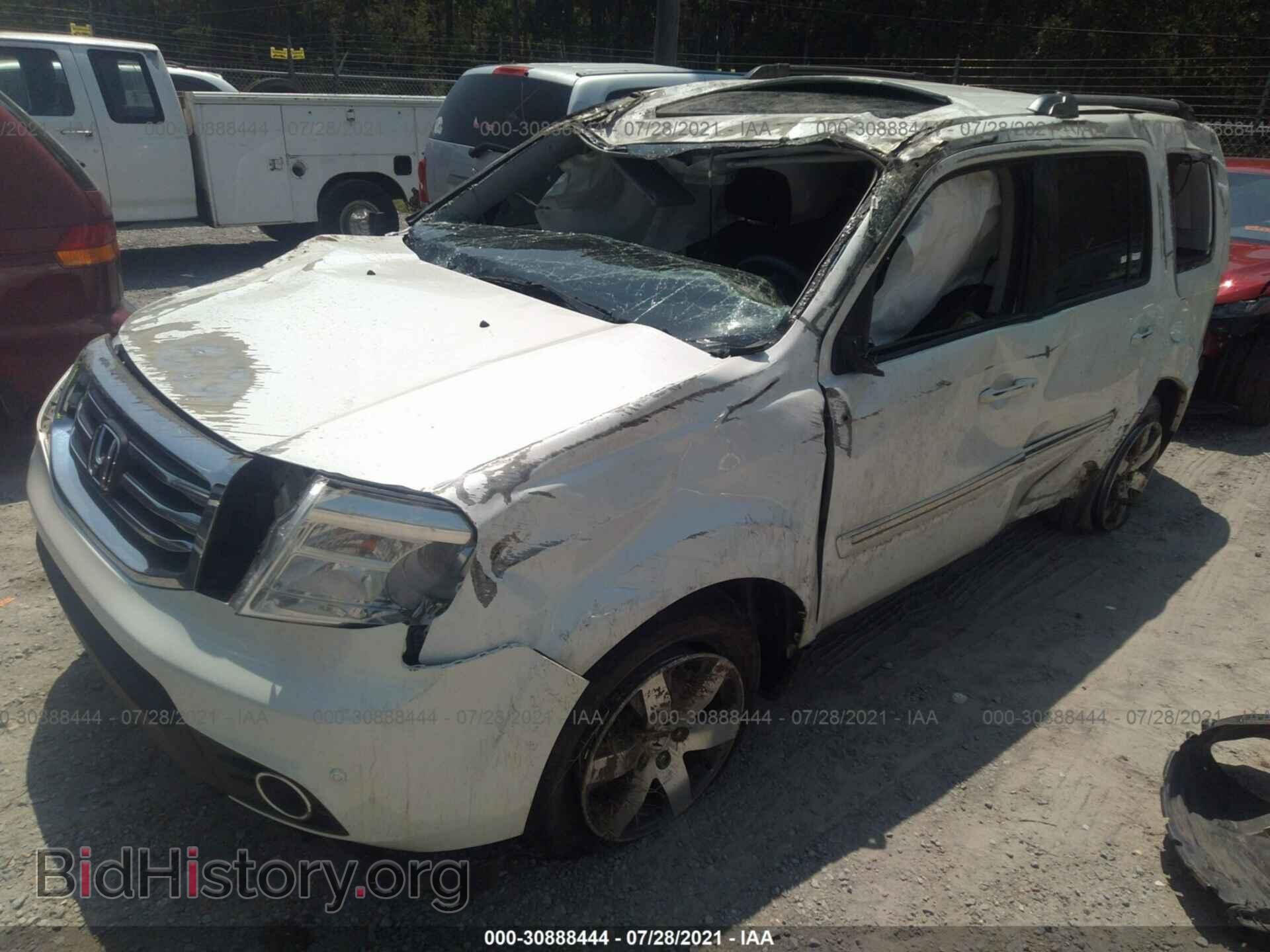 2012 HONDA PILOT - VIN: 5FNYF4H95CB066481 - Фото 2