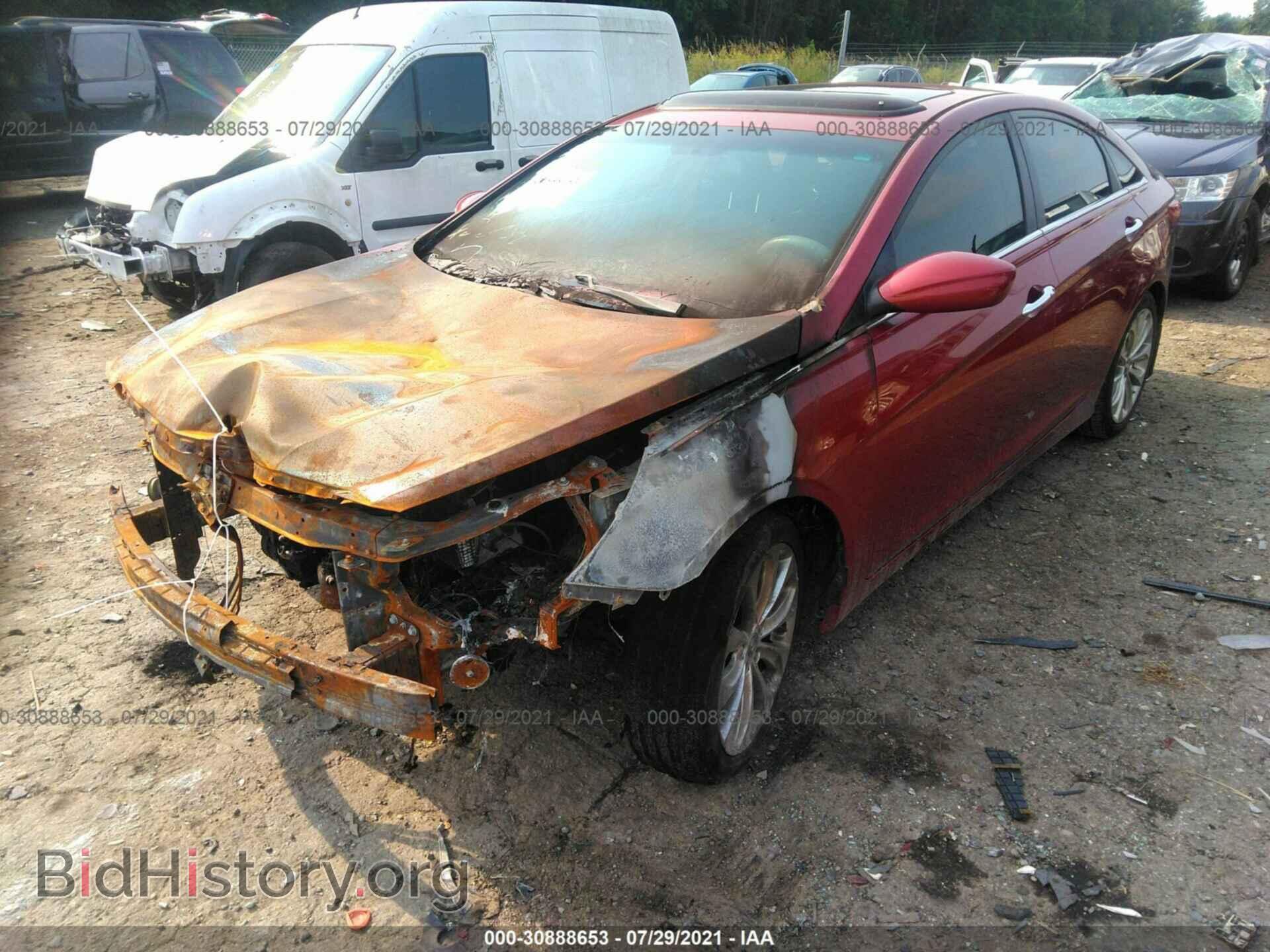 2012 HYUNDAI SONATA - VIN: 5NPEC4AB6CH411480 - Фото 2