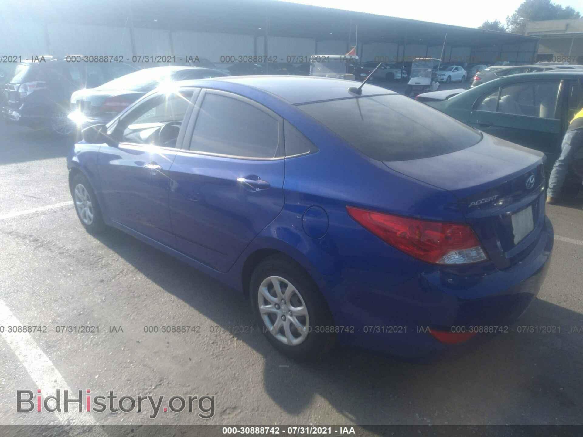 2012 HYUNDAI ACCENT - VIN: KMHCT4AE7CU141971 - Фото 3