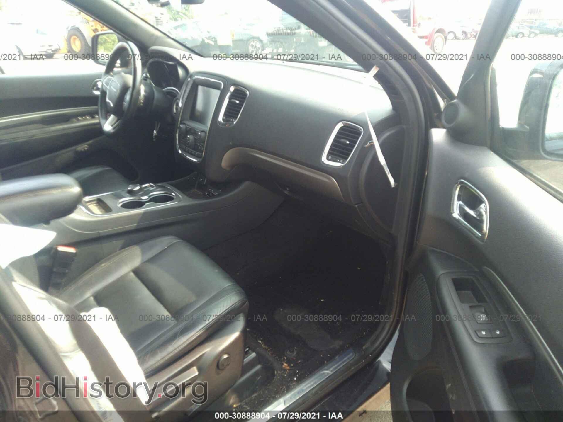 2016 DODGE DURANGO - VIN: 1C4RDHDG5GC345227 - Фото 5