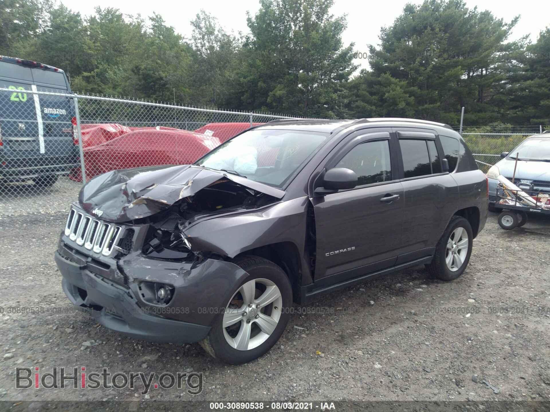 2015 JEEP COMPASS - VIN: 1C4NJDBB6FD162466 - Фото 2