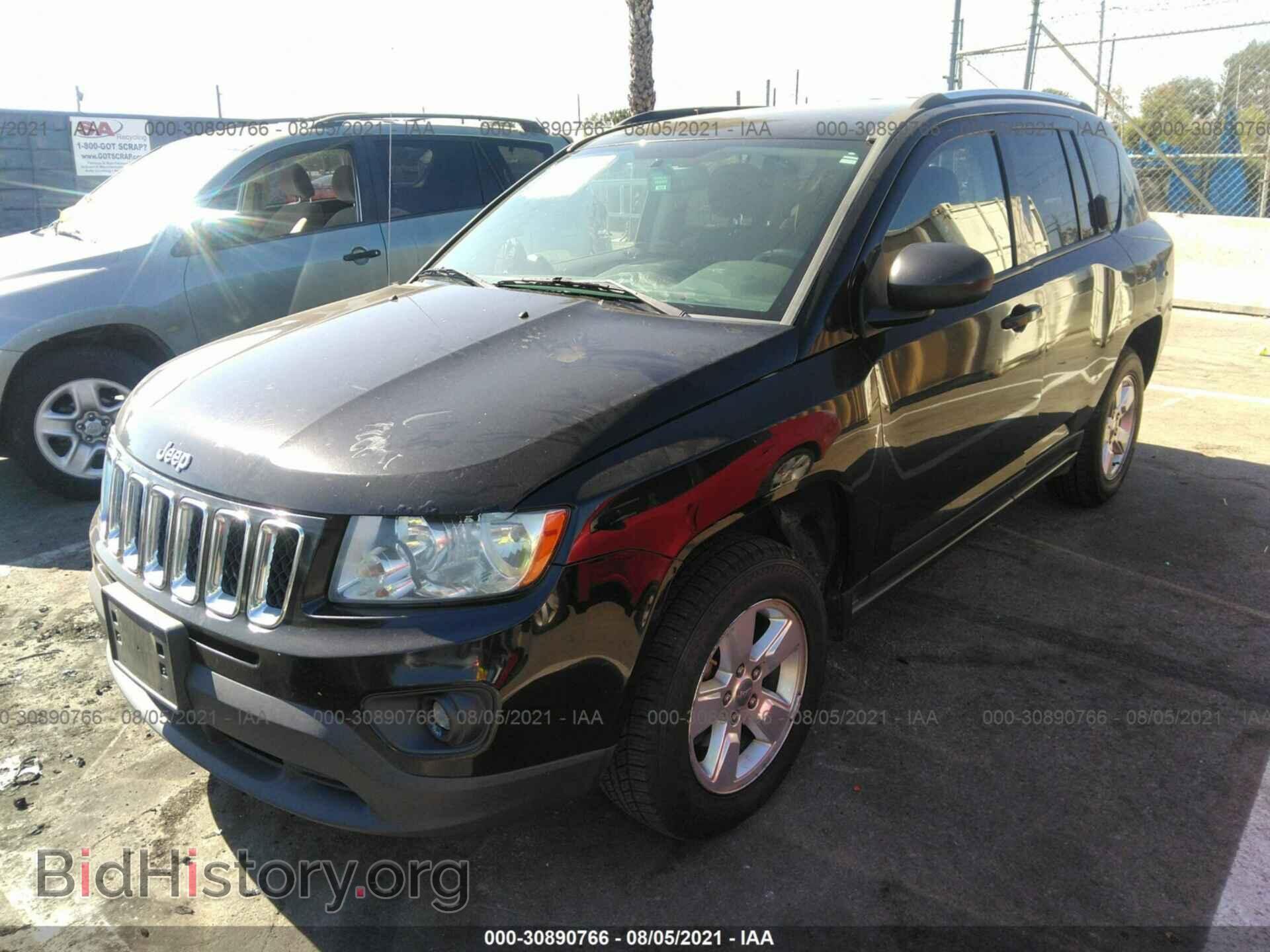 2013 JEEP COMPASS - VIN: 1C4NJCBA5DD165812 - Фото 2