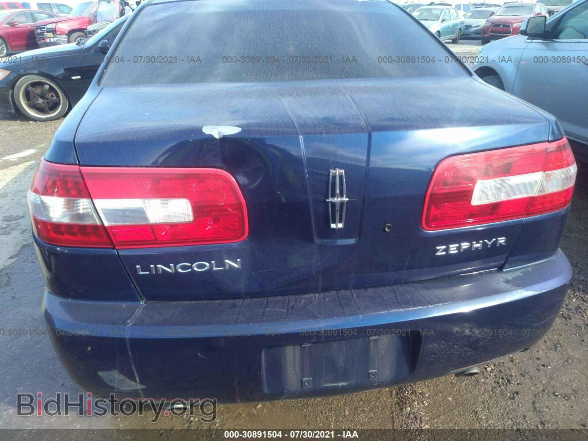 2006 LINCOLN ZEPHYR - VIN: 3LNHM26186R637953 - Фото 6