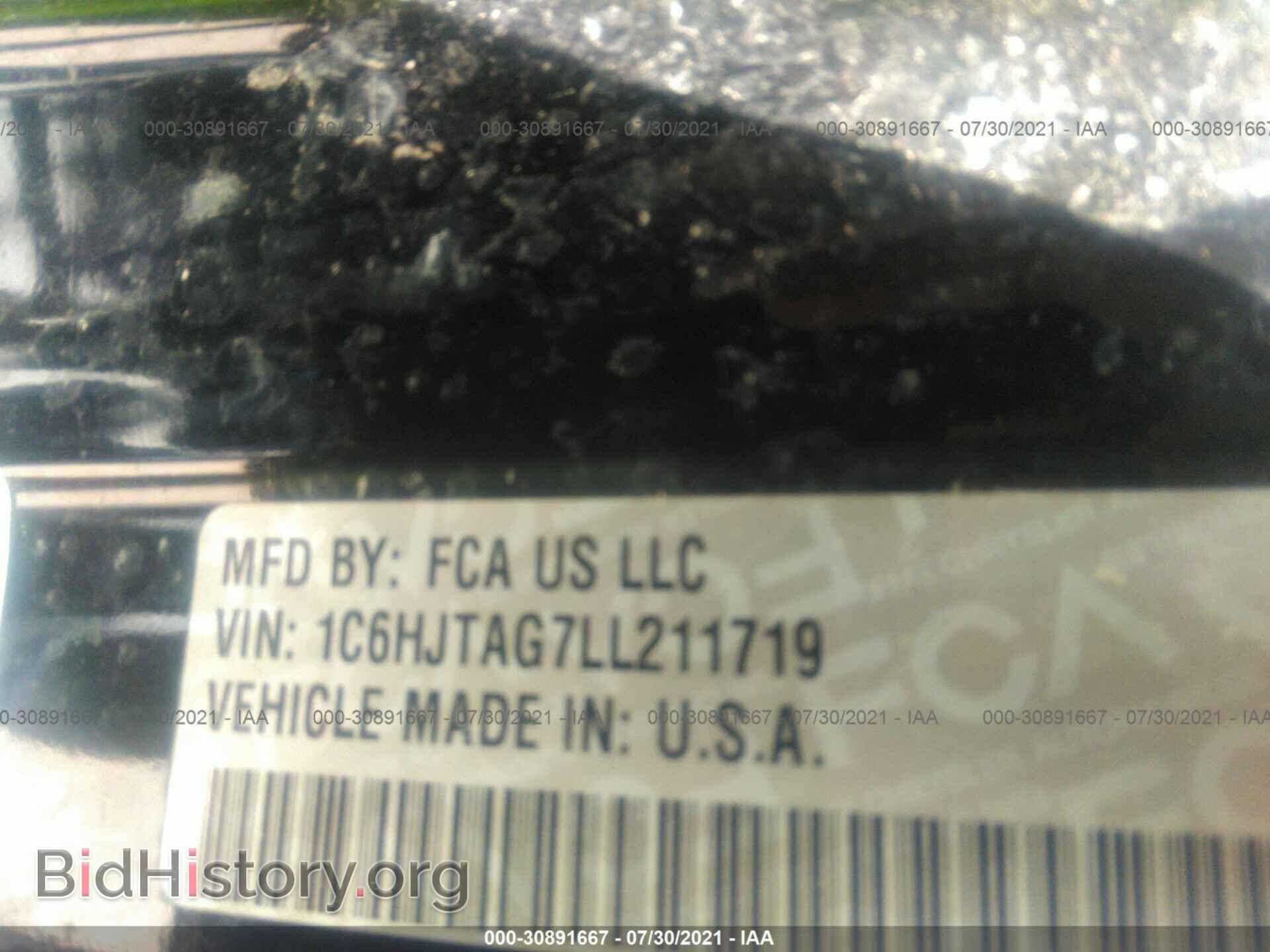 2020 JEEP GLADIATOR - VIN: 1C6HJTAG7LL211719 - Фото 9
