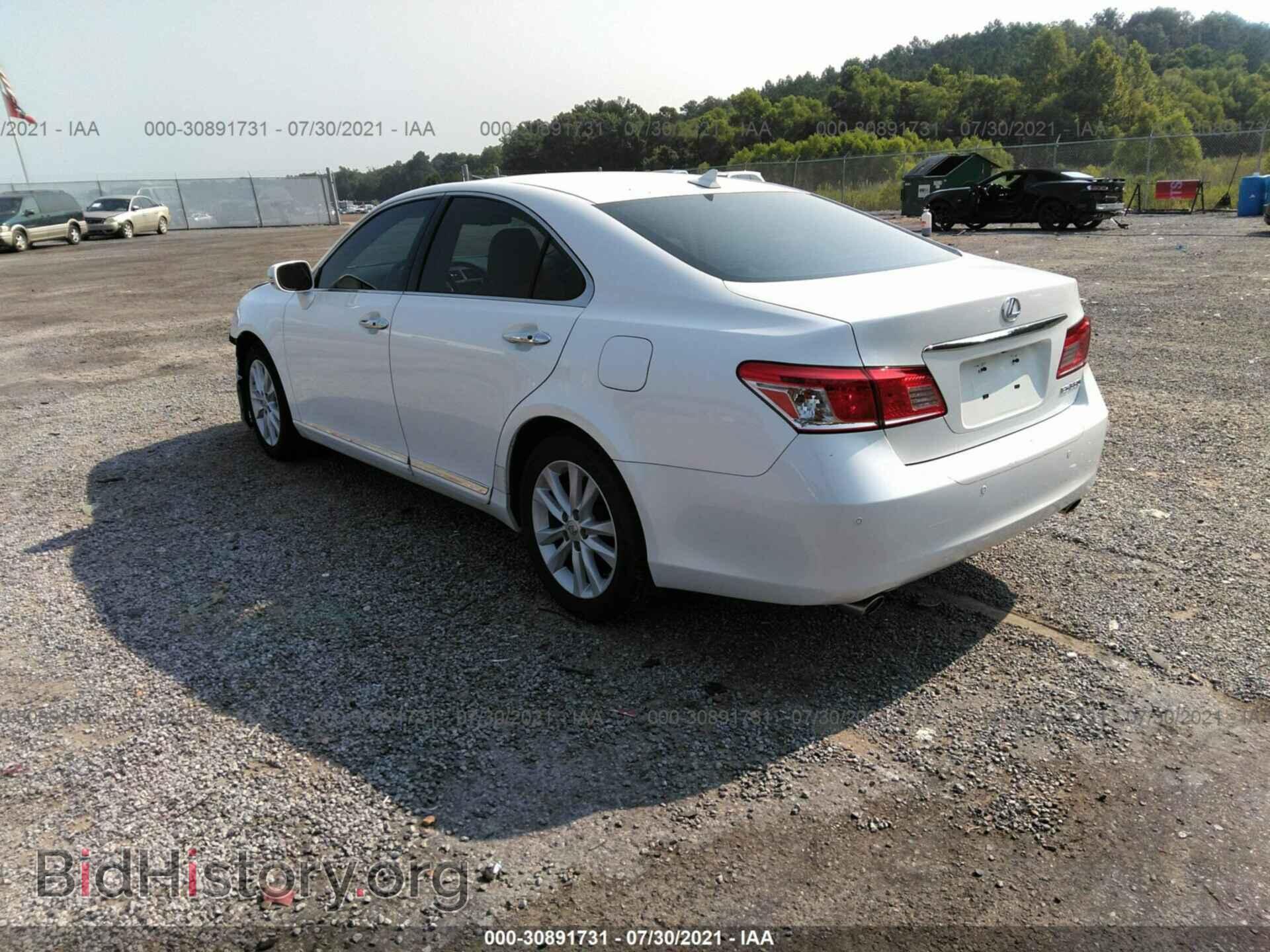 2012 LEXUS ES 350 - VIN: JTHBK1EG8C2480696 - Фото 3