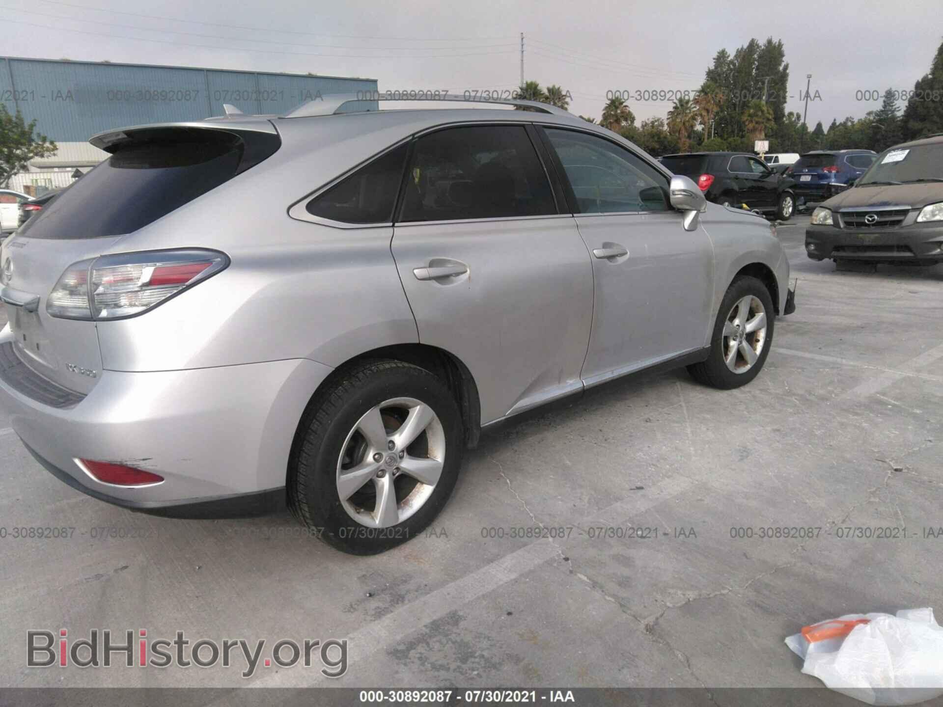 2011 LEXUS RX 350 - VIN: 2T2BK1BAXBC084489 - Фото 4