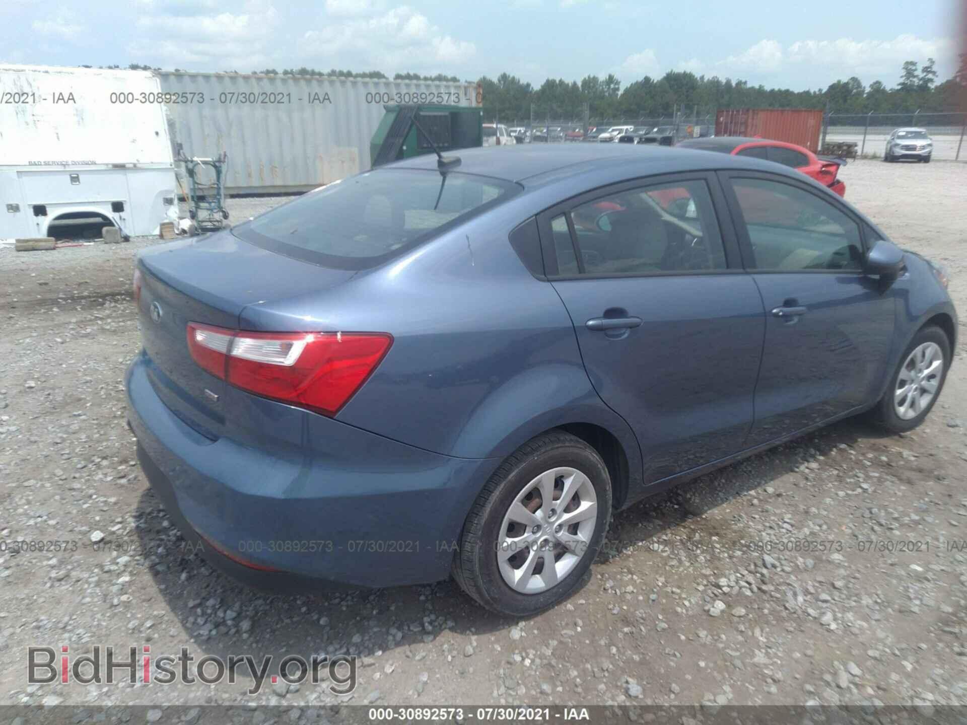2016 KIA RIO - VIN: KNADM4A36G6621740 - Фото 4