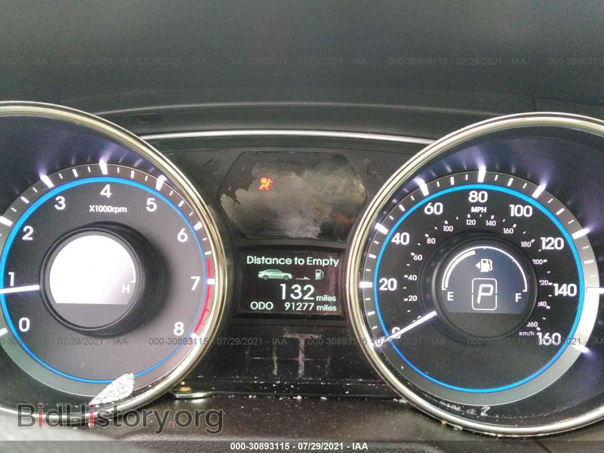 2012 HYUNDAI SONATA - VIN: 5NPEC4AC3CH430562 - Фото 7