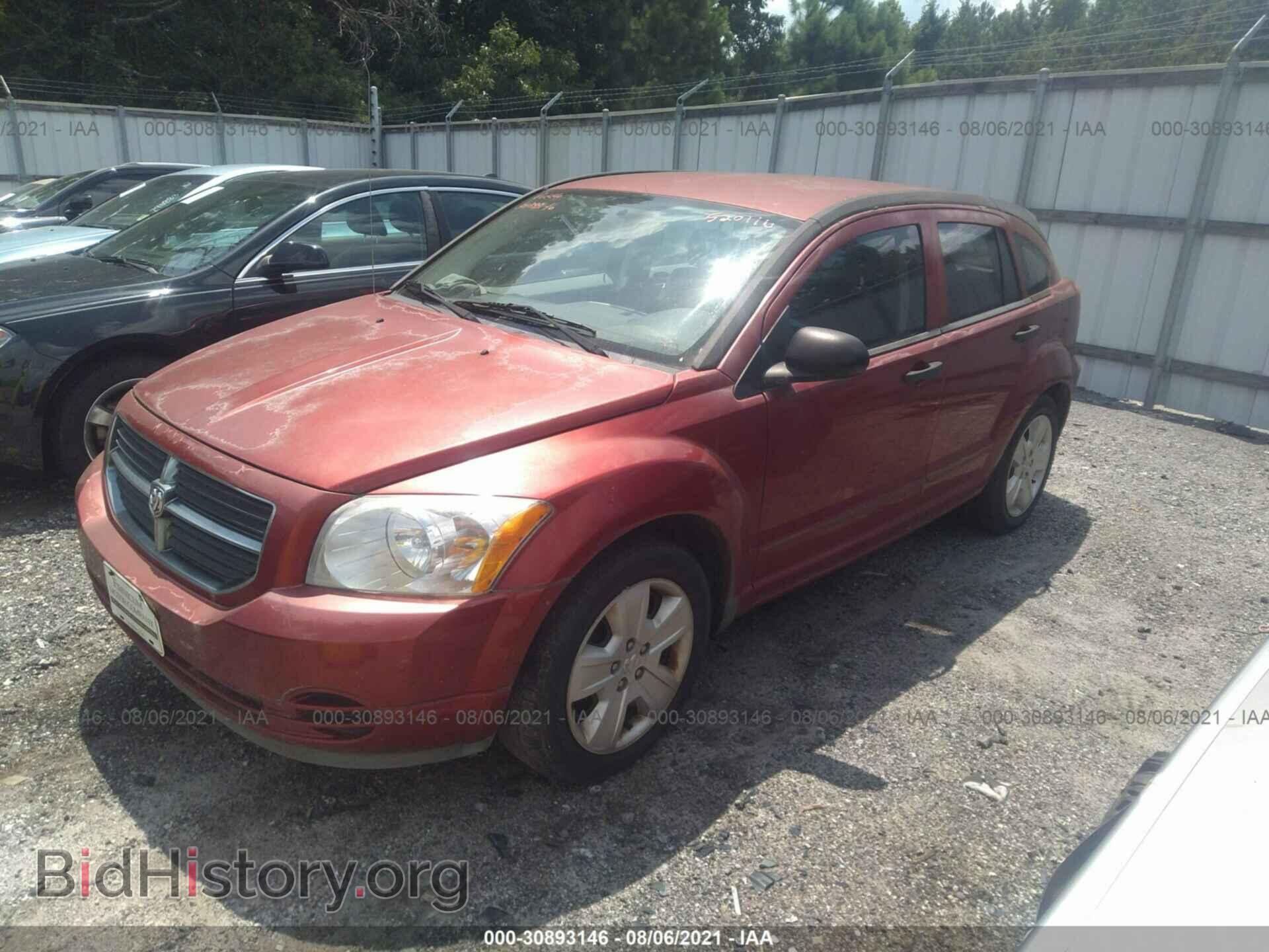 2007 DODGE CALIBER - VIN: 1B3HB48B07D520116 - Фото 2