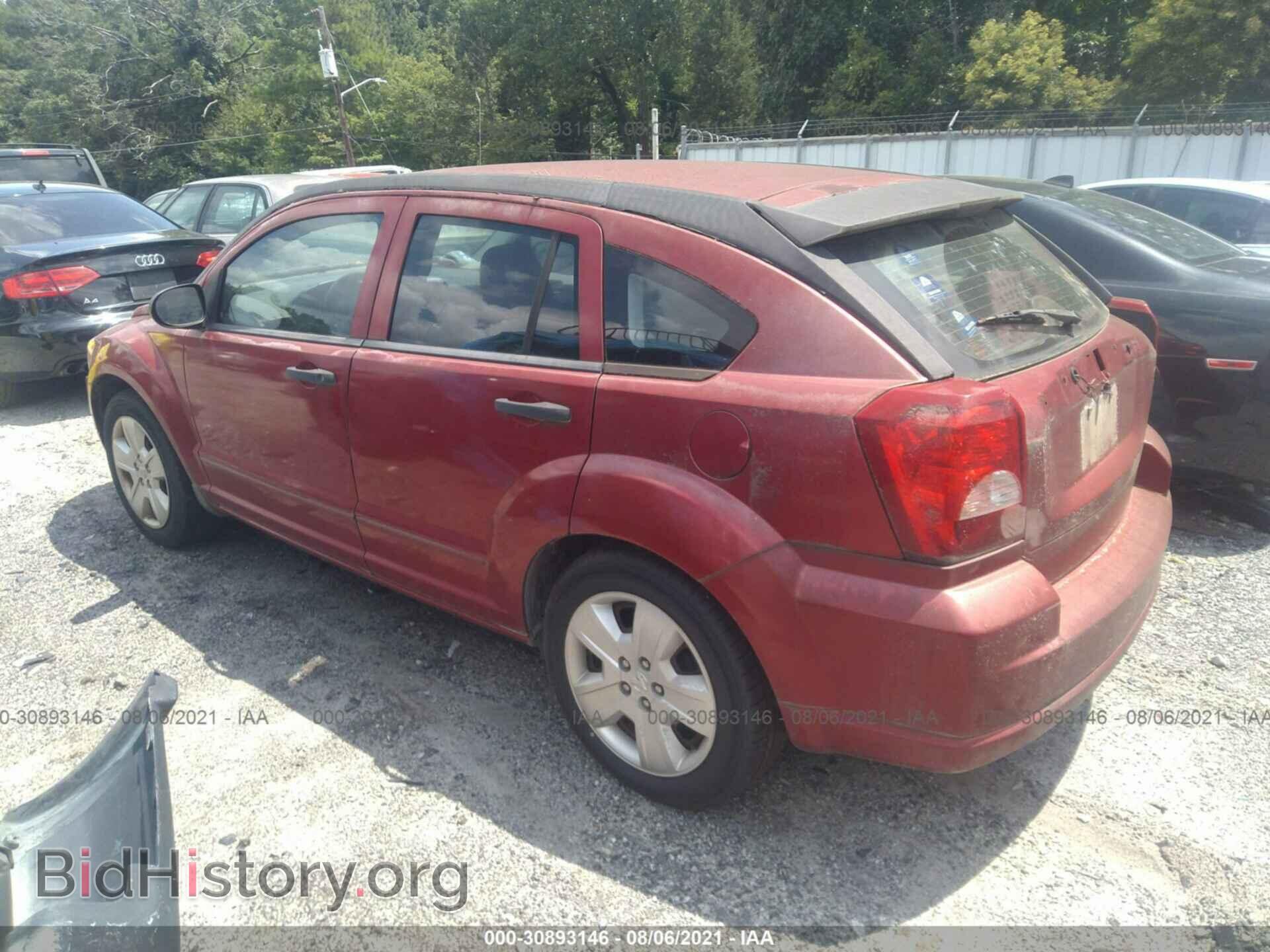 2007 DODGE CALIBER - VIN: 1B3HB48B07D520116 - Фото 3
