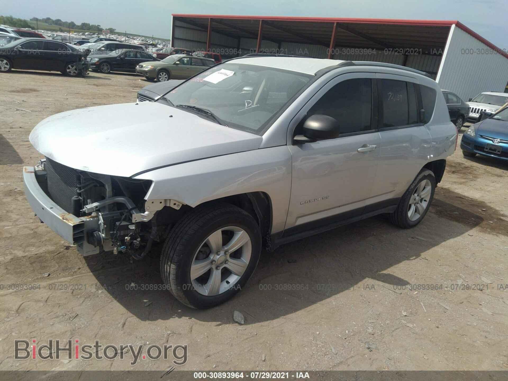 2013 JEEP COMPASS - VIN: 1C4NJDEB6DD207558 - Фото 2