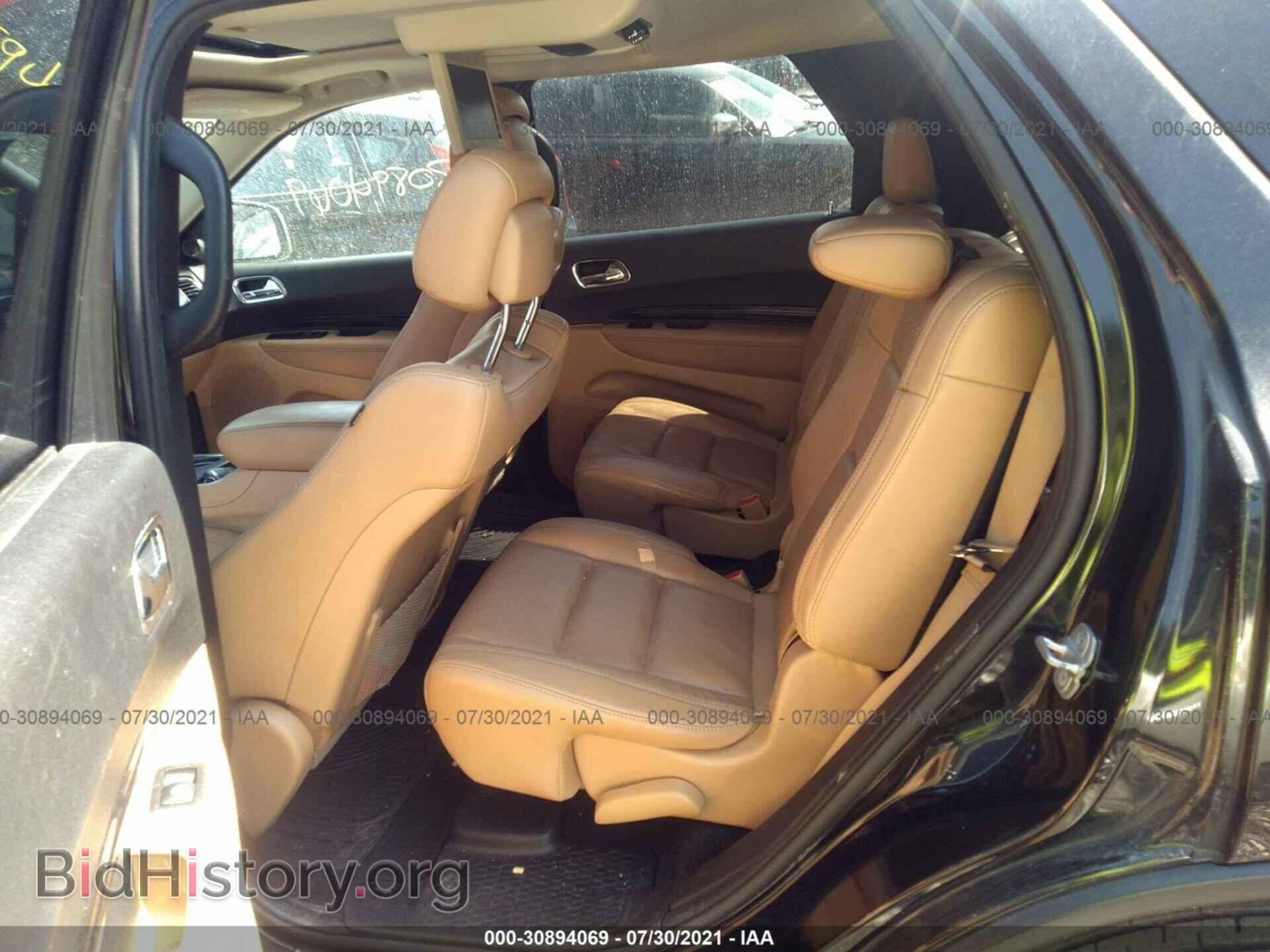 2013 DODGE DURANGO - VIN: 1C4RDHEG0DC679630 - Photo 8