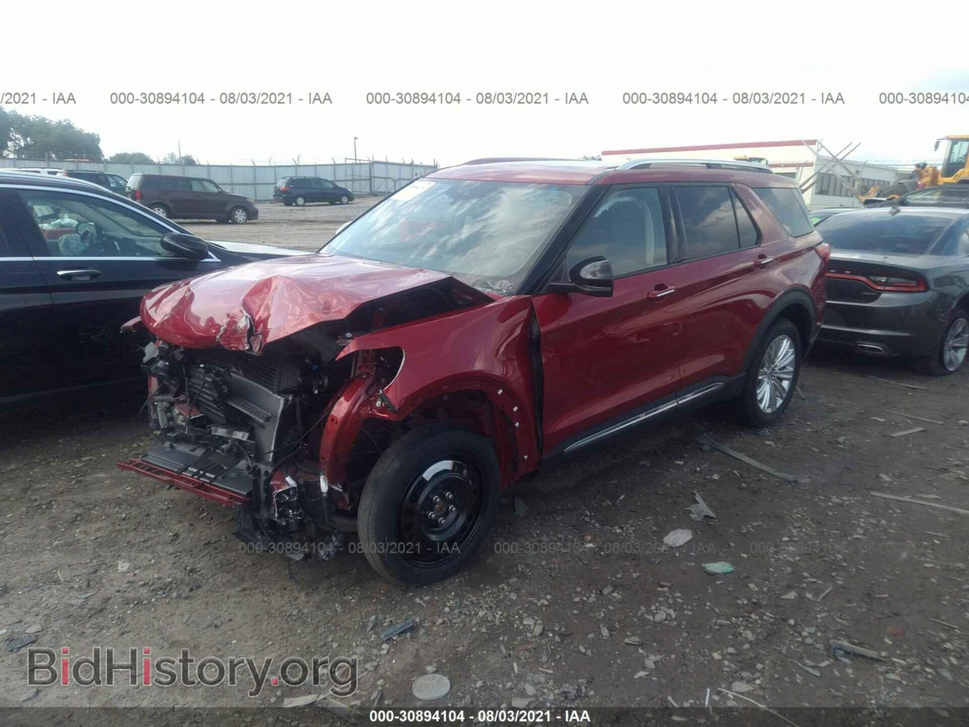 2020 FORD EXPLORER - VIN: 1FMSK7FH3LGA09663 - Фото 2