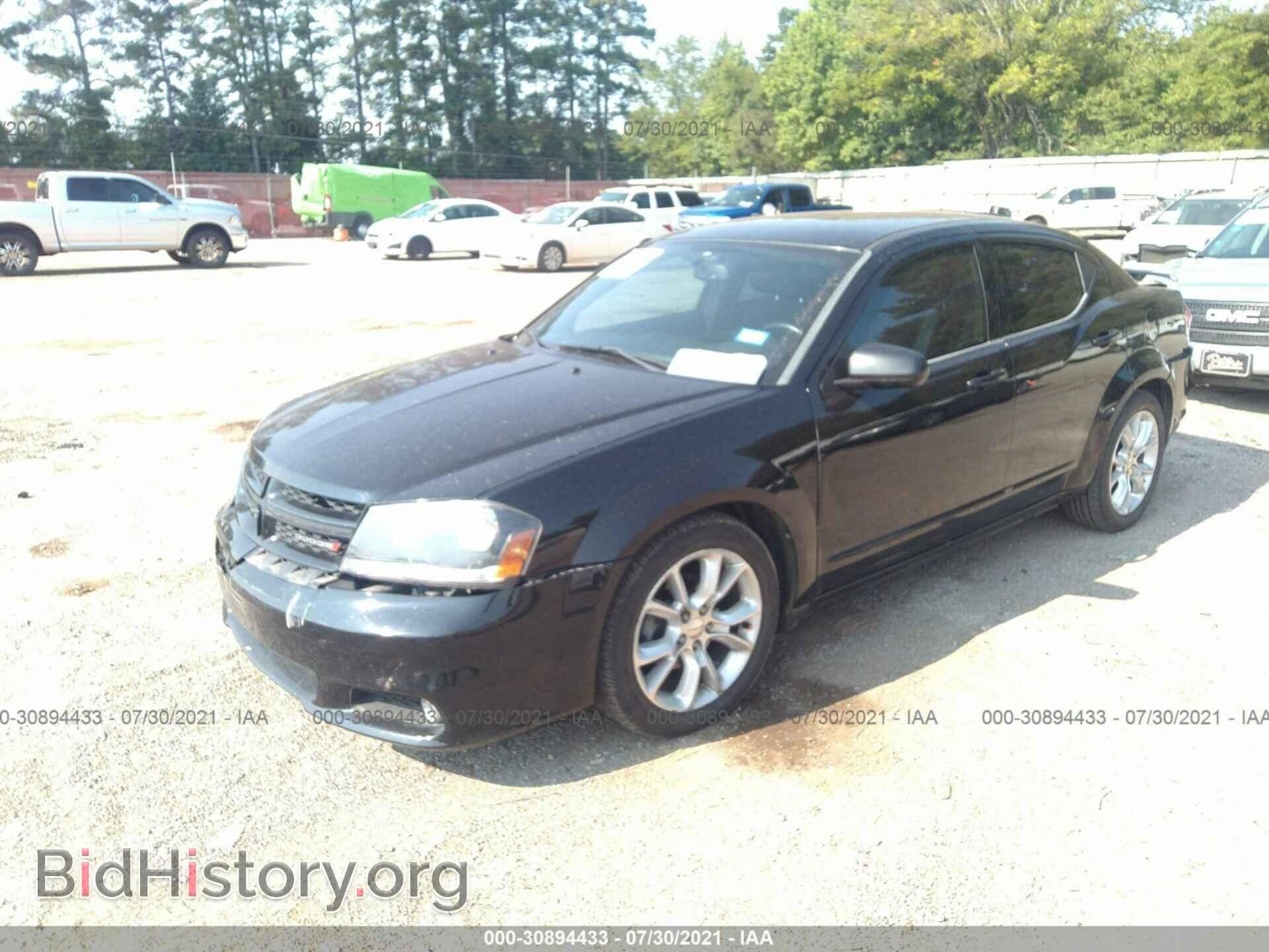 2013 DODGE AVENGER - VIN: 1C3CDZBG7DN562930 - Фото 2