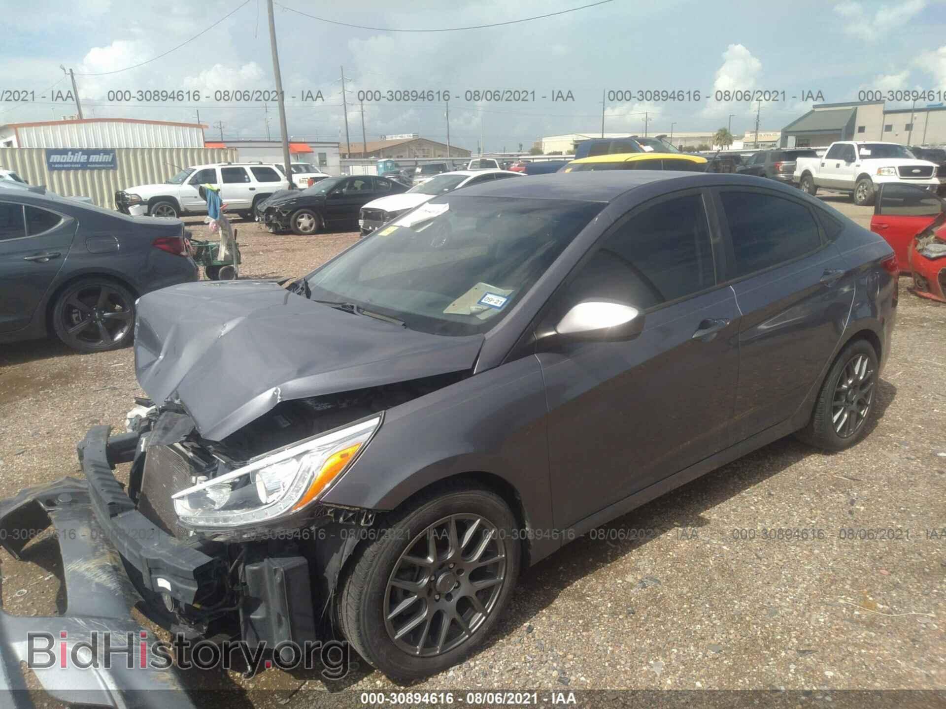 2016 HYUNDAI ACCENT - VIN: KMHCU4AE9GU099788 - Фото 2
