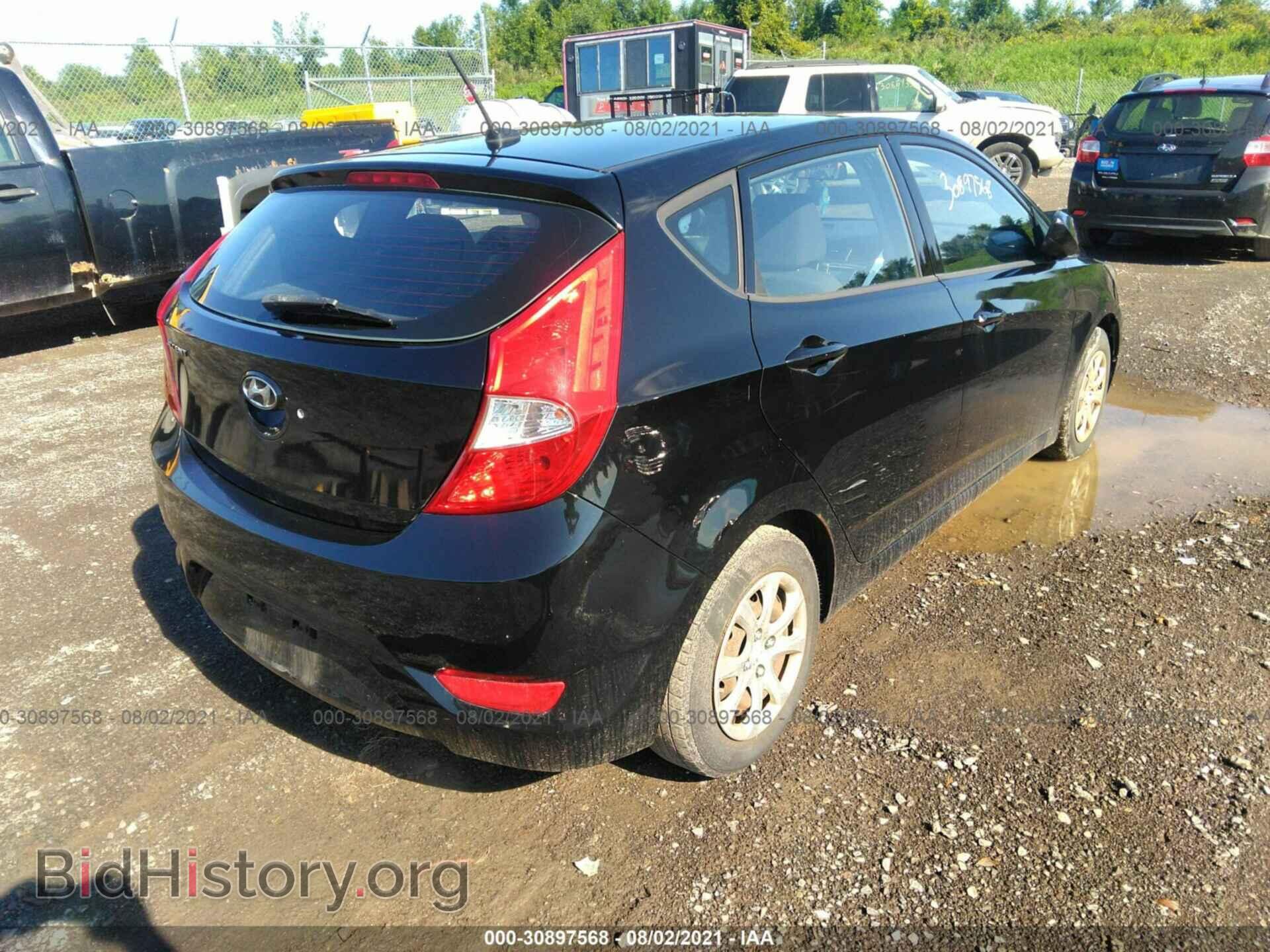 2012 HYUNDAI ACCENT - VIN: KMHCT5AE6CU007684 - Фото 4