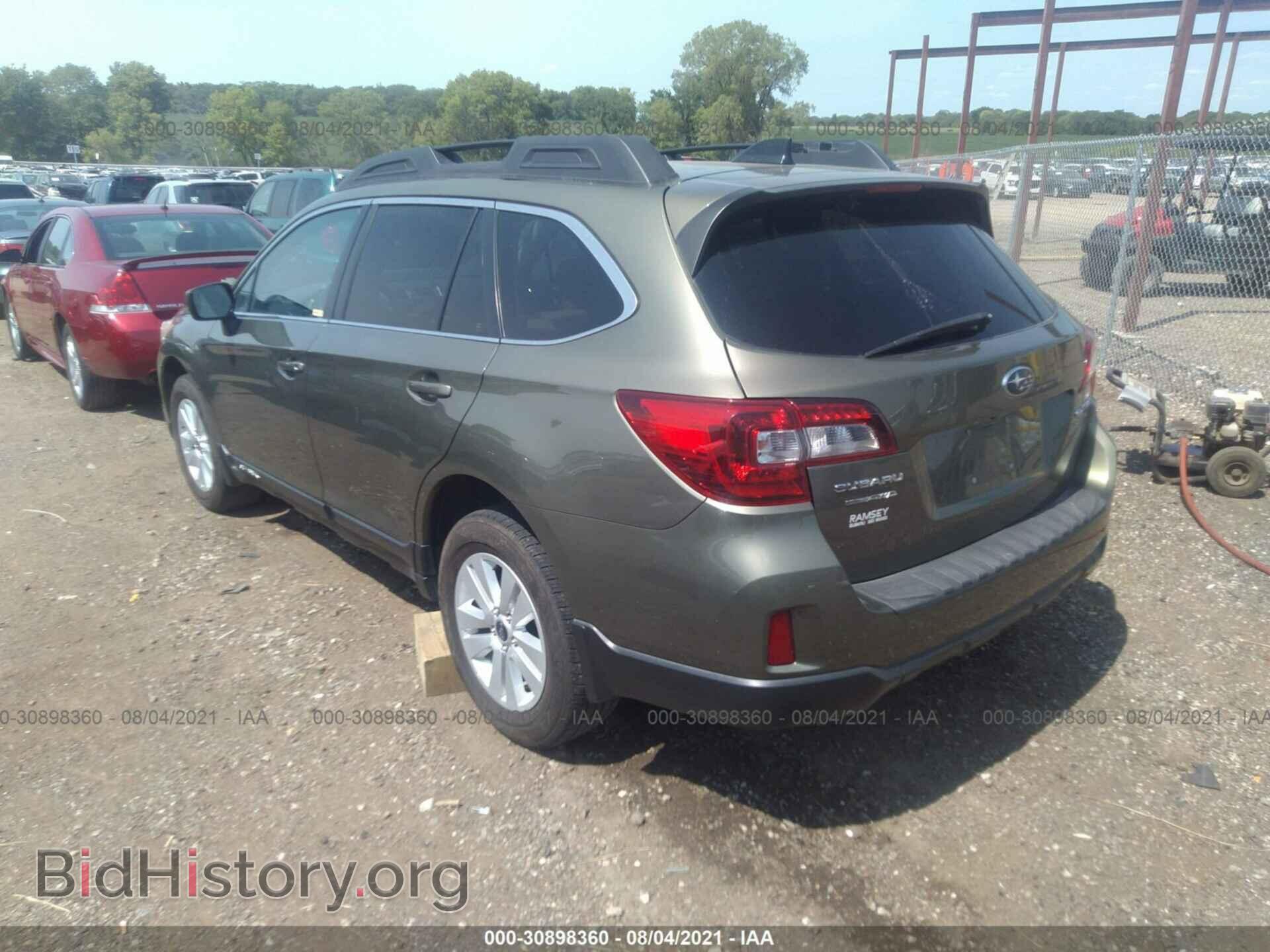 2016 SUBARU OUTBACK - VIN: 4S4BSBCC0G3237449 - Фото 3