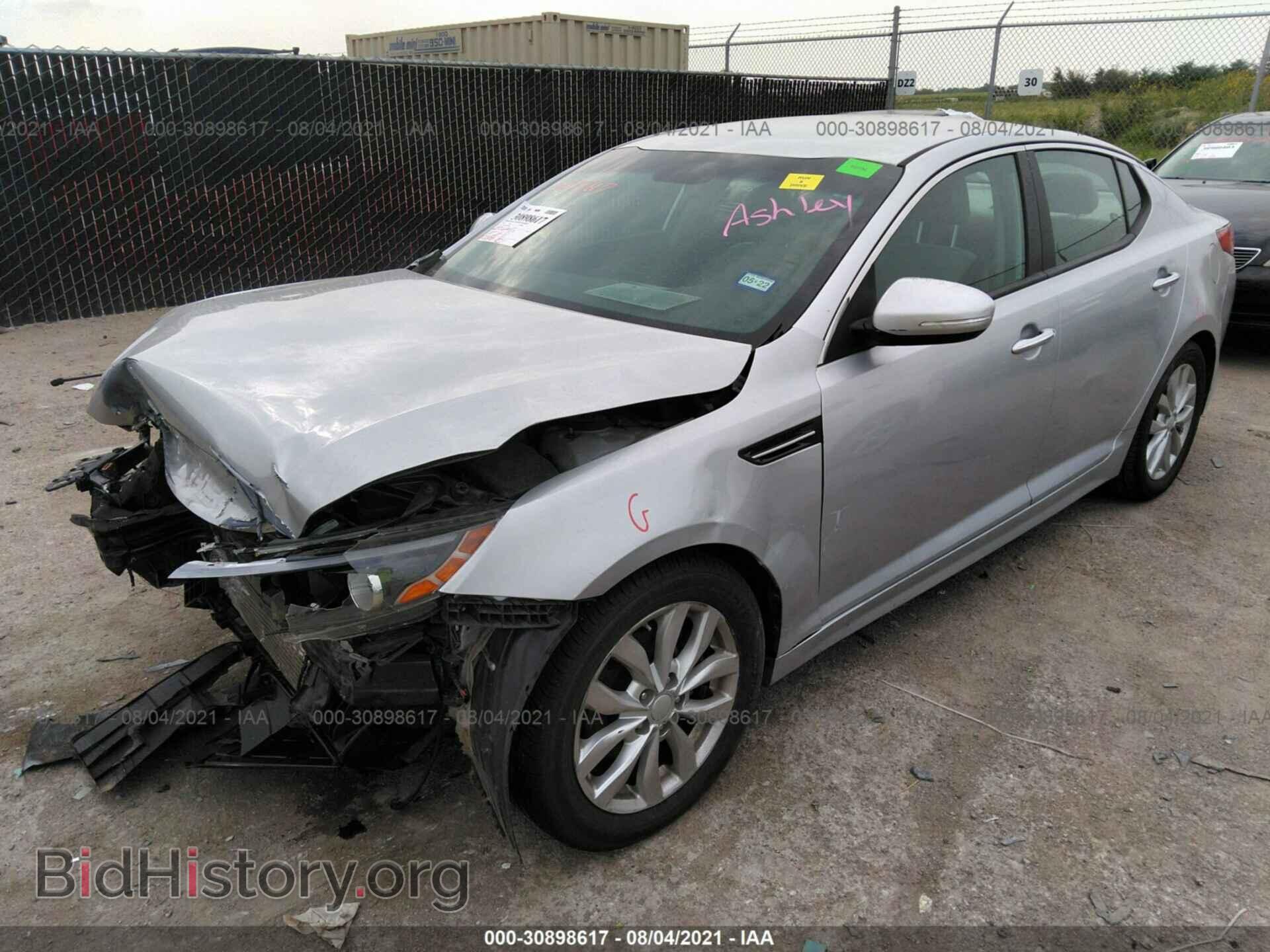 2015 KIA OPTIMA - VIN: 5XXGM4A79FG444085 - Фото 2