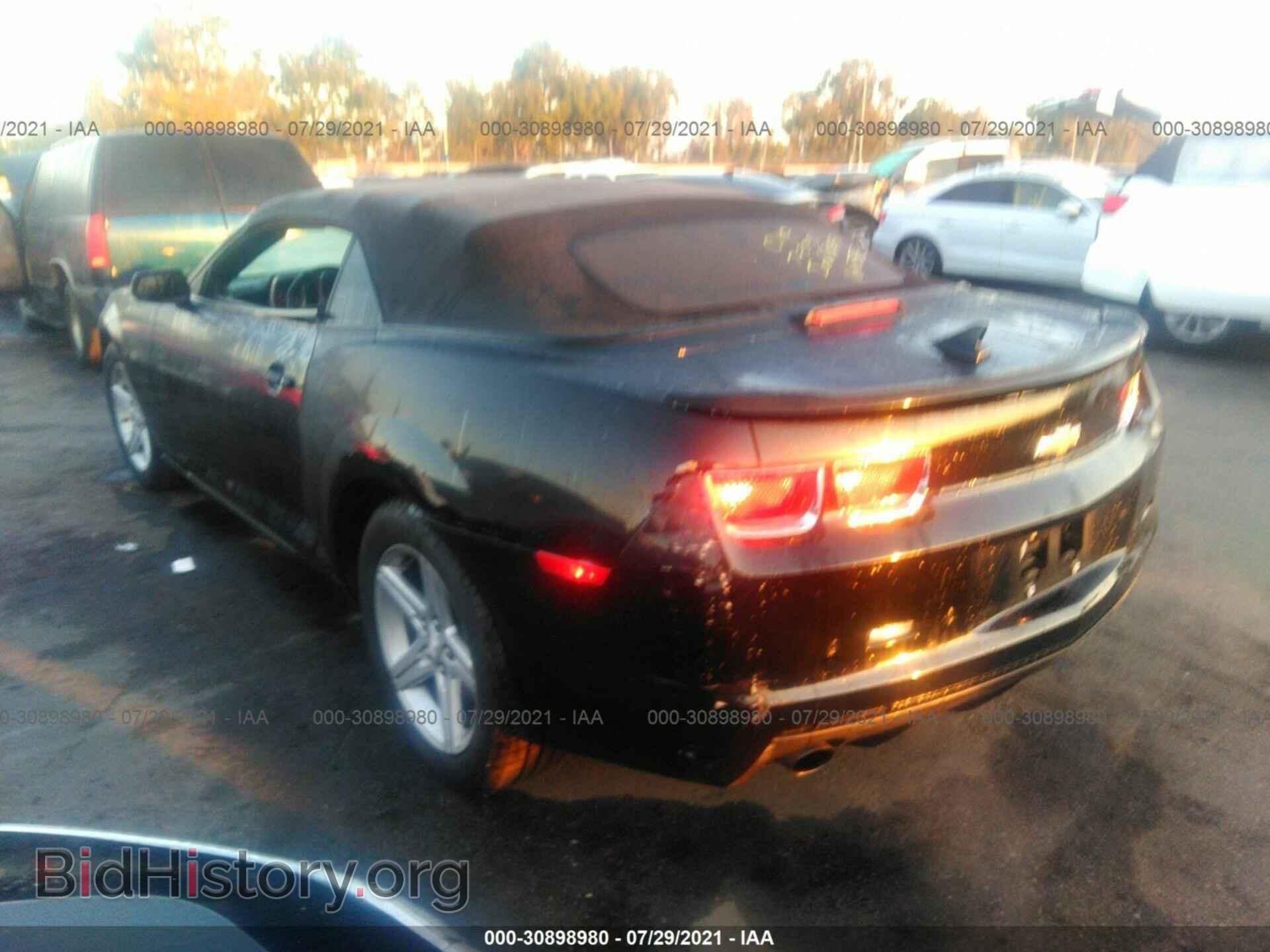 2012 CHEVROLET CAMARO - VIN: 2G1FB3D36C9105865 - Фото 3