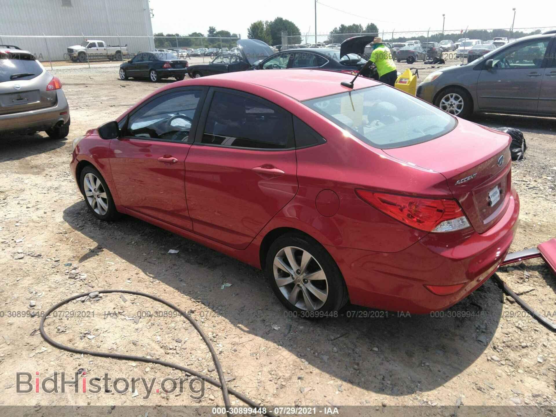 2013 HYUNDAI ACCENT - VIN: KMHCU4AE7DU431285 - Фото 3