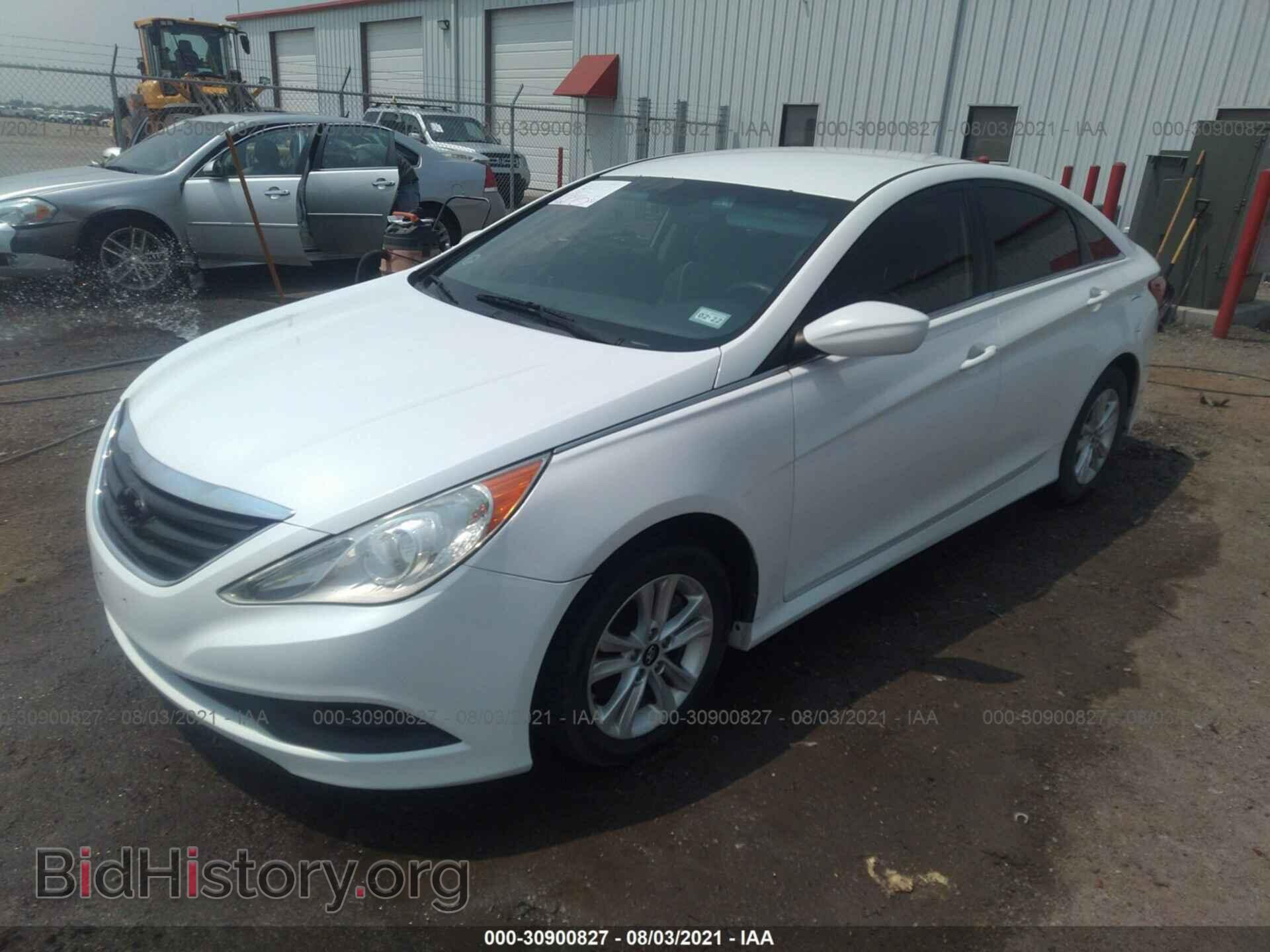 2014 HYUNDAI SONATA - VIN: 5NPEB4AC1EH838175 - Фото 2