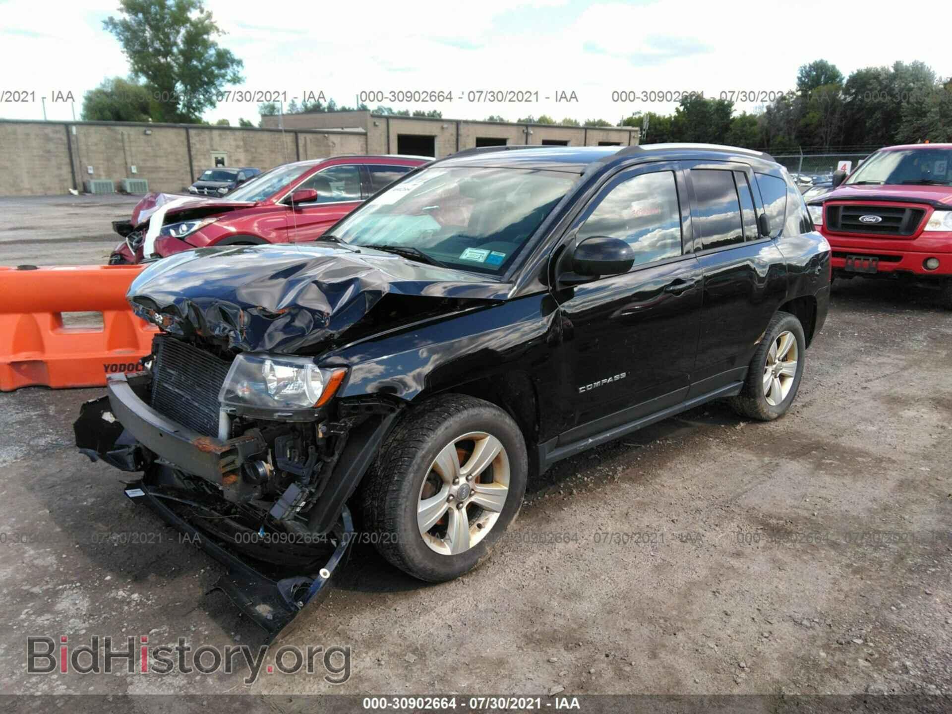2016 JEEP COMPASS - VIN: 1C4NJDBB7GD549660 - Фото 2