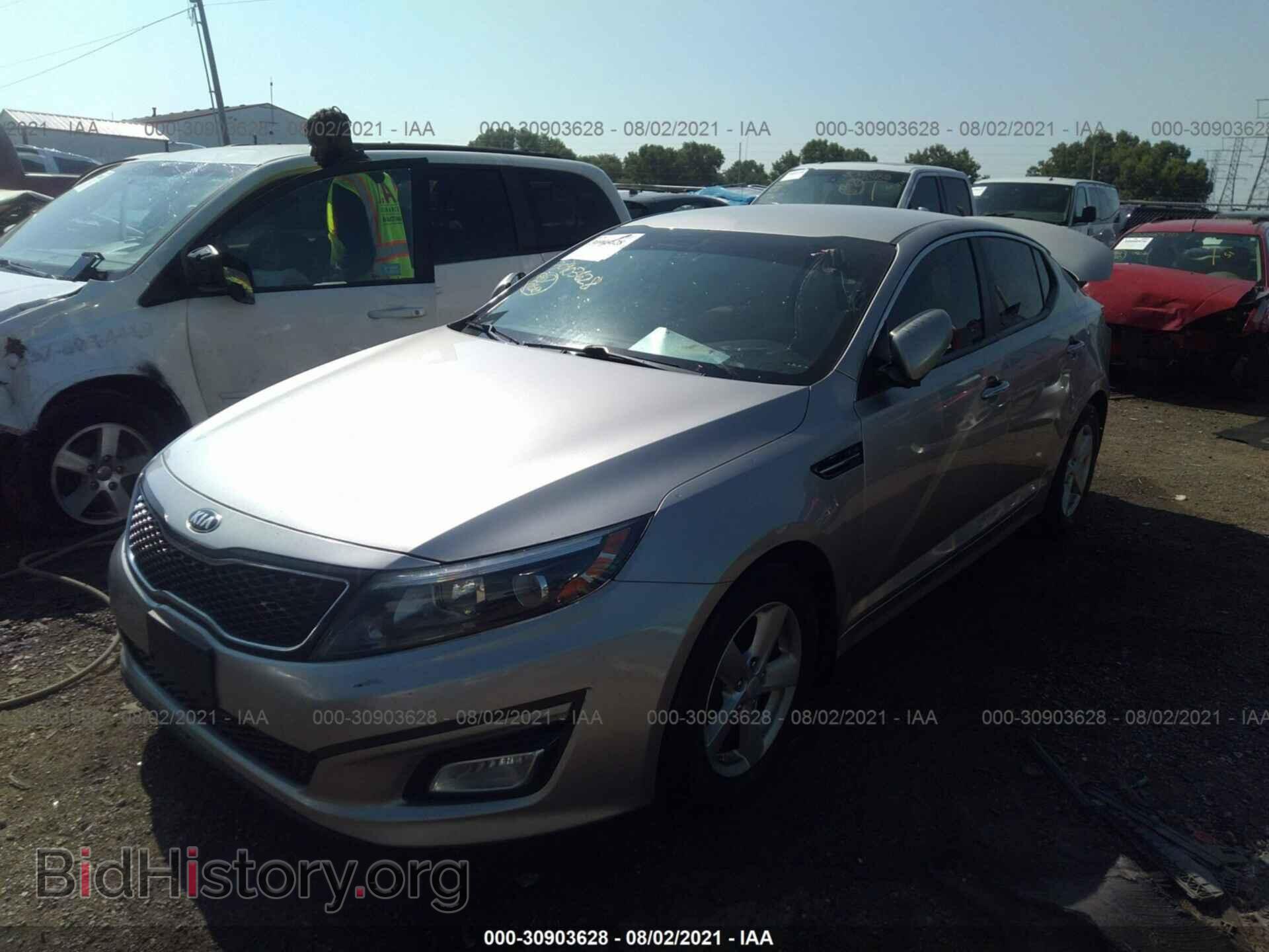 2014 KIA OPTIMA - VIN: KNAGM4A79E5453224 - Фото 2