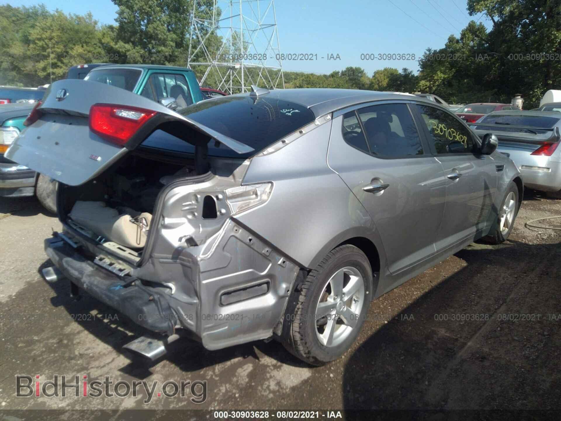 2014 KIA OPTIMA - VIN: KNAGM4A79E5453224 - Фото 4