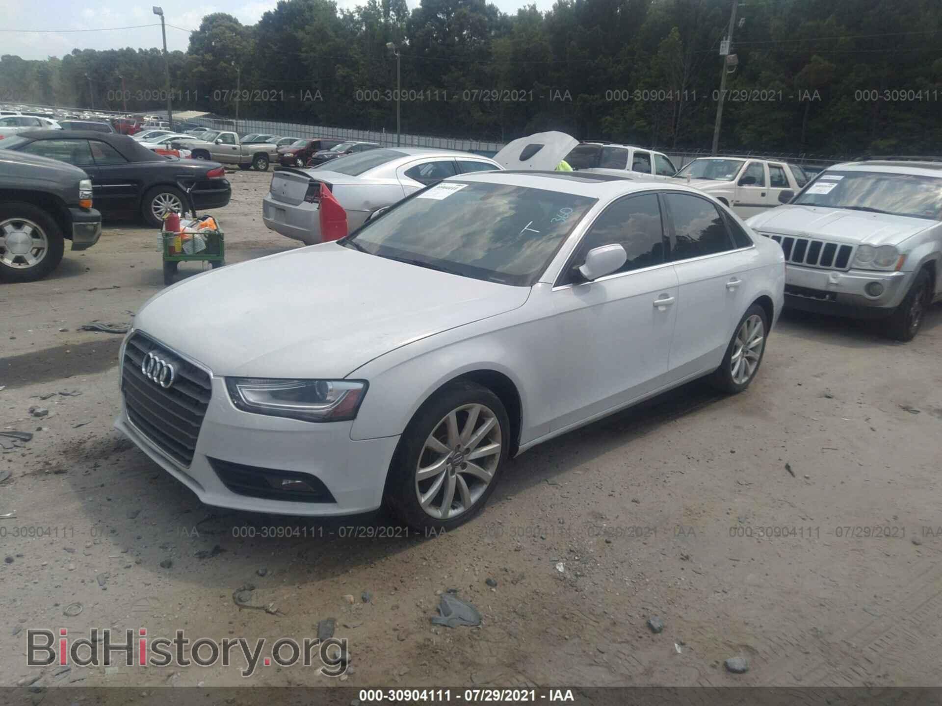 2013 AUDI A4 - VIN: WAUFFAFL9DN034783 - Фото 2