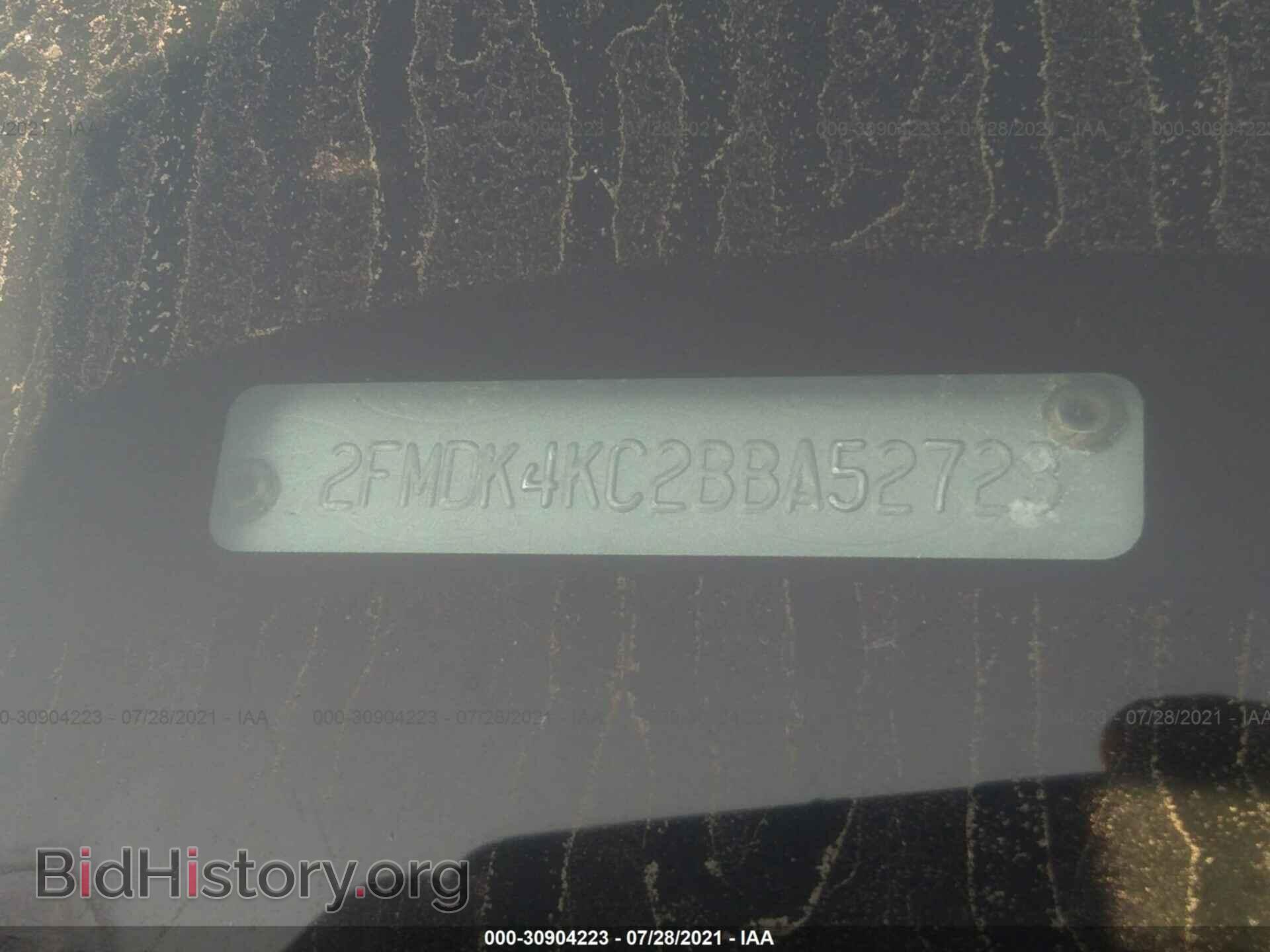 2011 FORD EDGE - VIN: 2FMDK4KC2BBA52723 - Фото 9