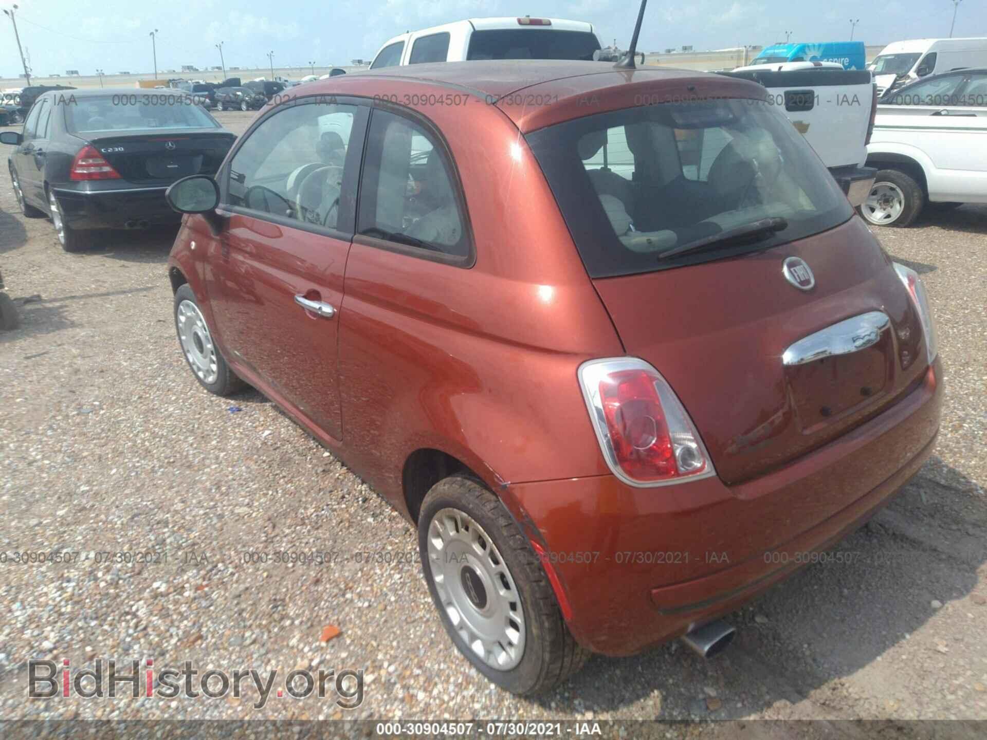 2012 FIAT 500 - VIN: 3C3CFFAR3CT352433 - Фото 3