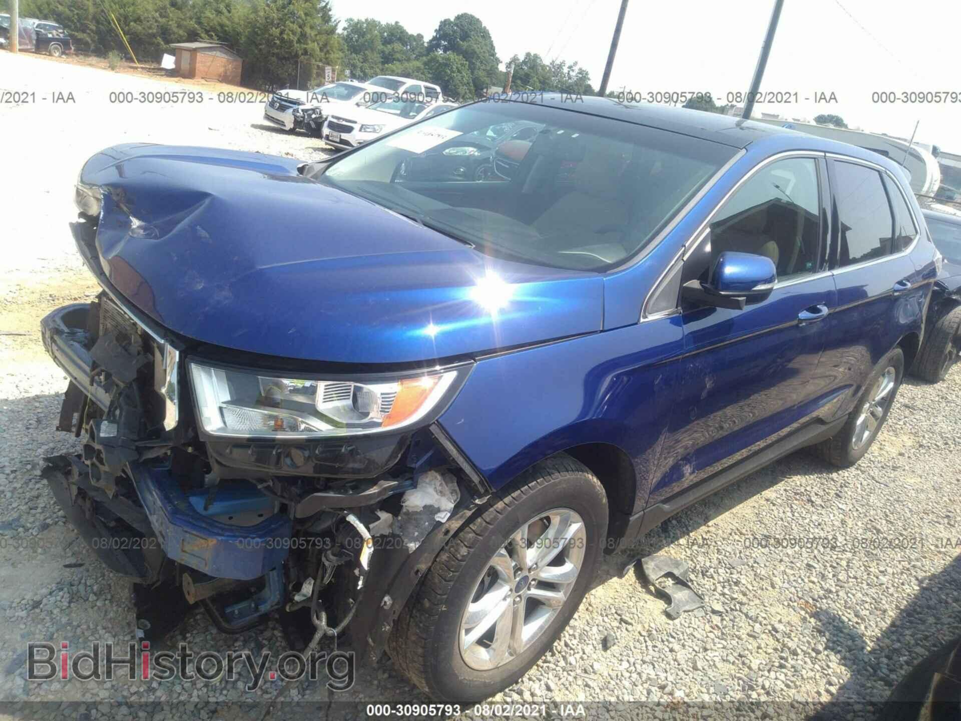 2015 FORD EDGE - VIN: 2FMTK4J86FBB01873 - Фото 2