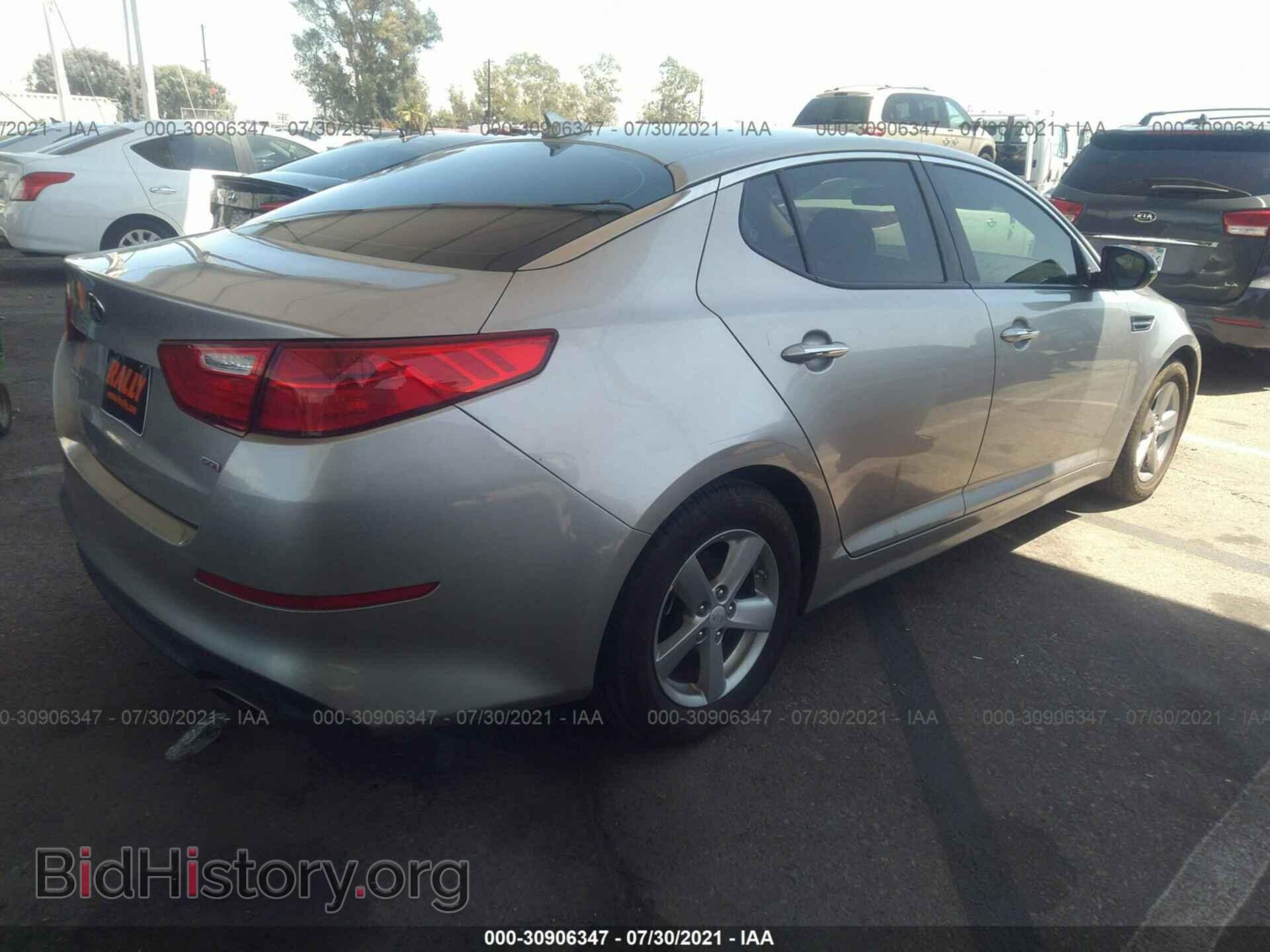 2014 KIA OPTIMA - VIN: 5XXGM4A74EG304220 - Фото 4