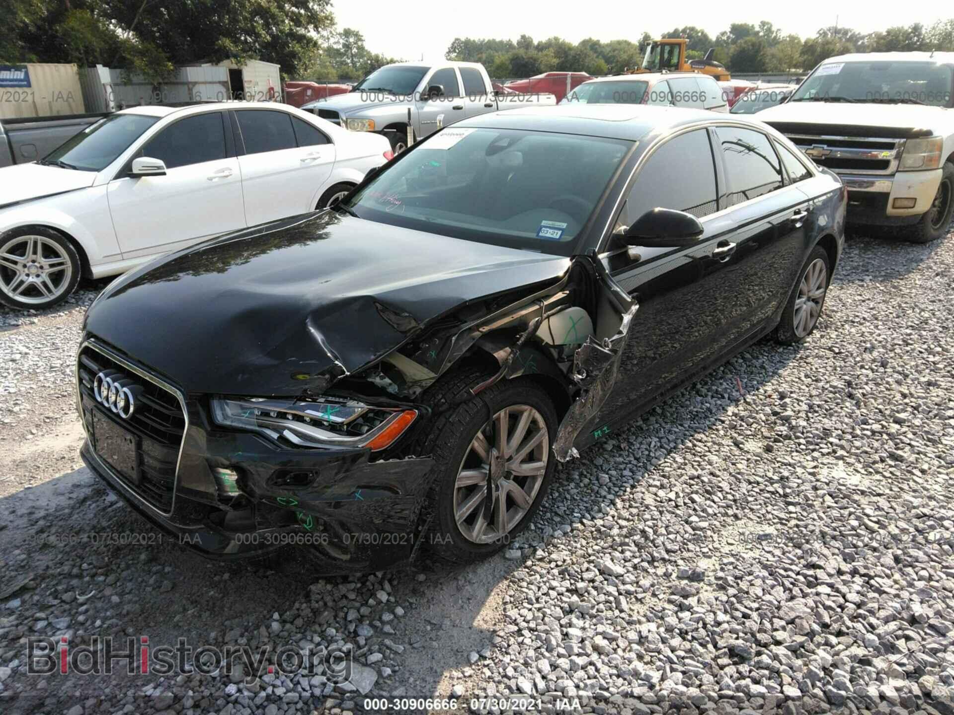 2013 AUDI A6 - VIN: WAUHGAFC2DN055755 - Фото 2