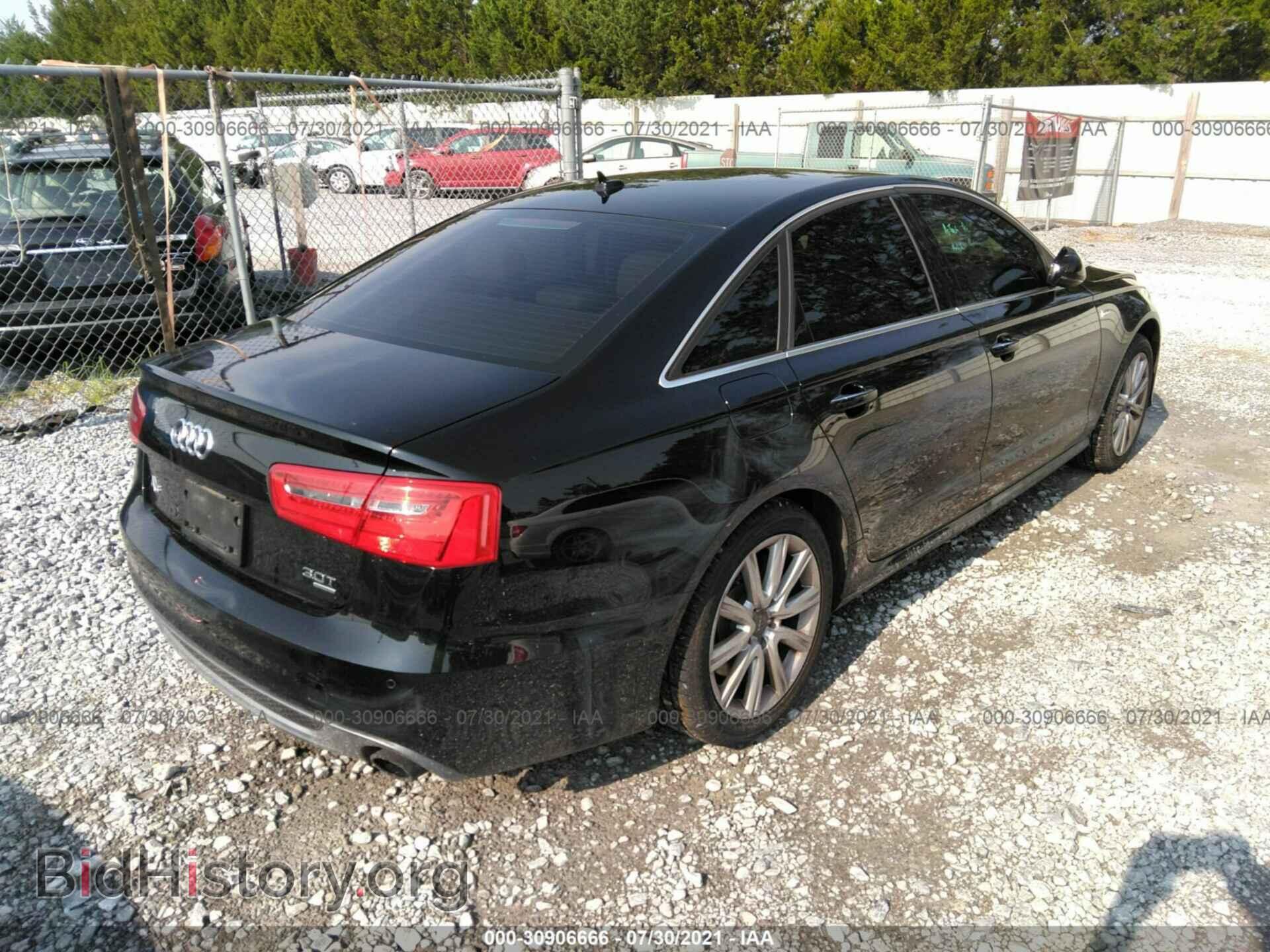 2013 AUDI A6 - VIN: WAUHGAFC2DN055755 - Фото 4