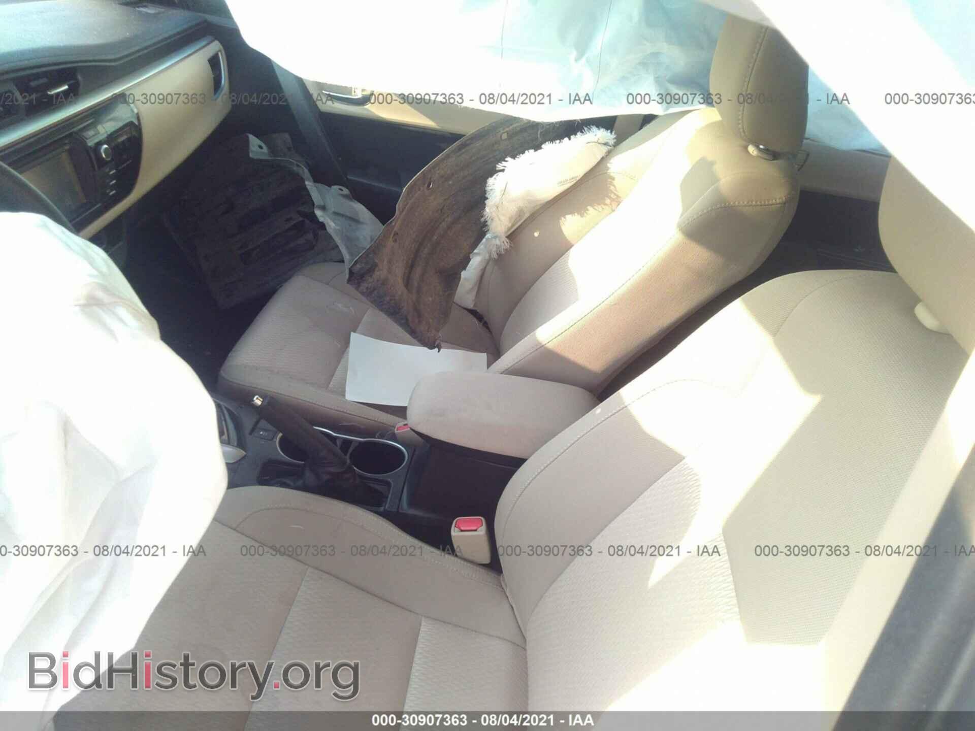 2014 TOYOTA COROLLA - VIN: 2T1BURHE1EC076907 - Фото 5