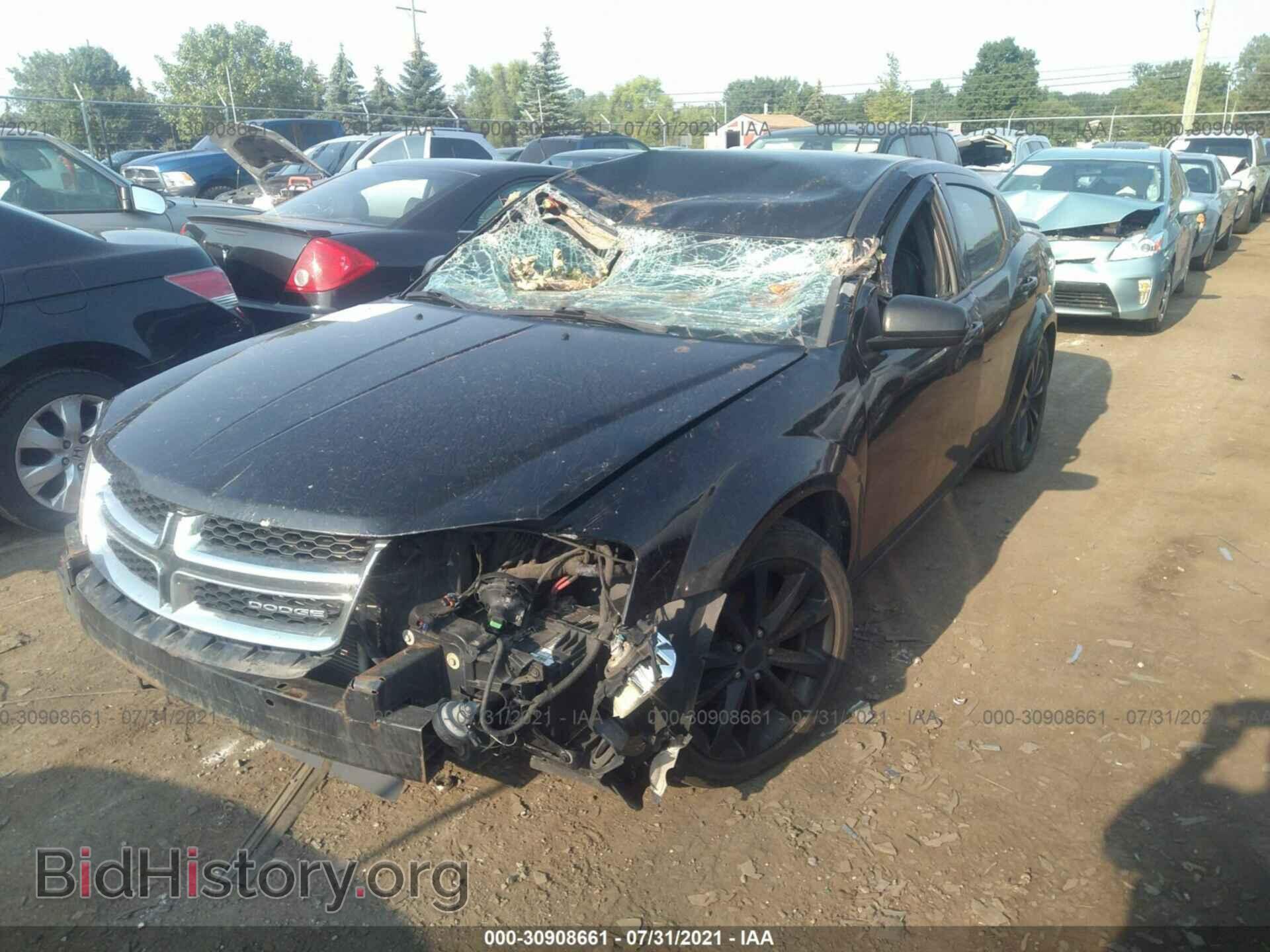 2011 DODGE AVENGER - VIN: 1B3BD2FB8BN543668 - Фото 2
