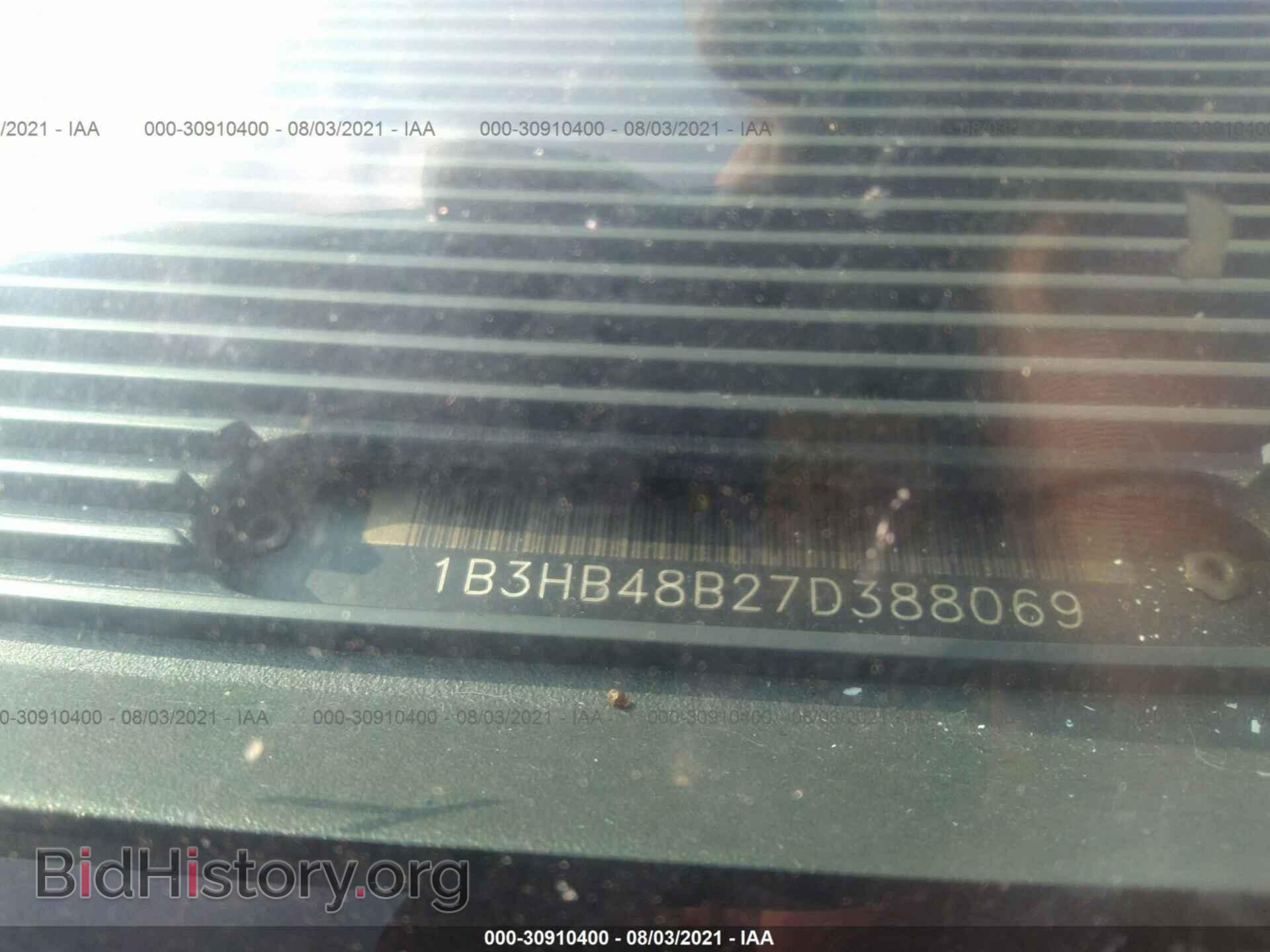 2007 DODGE CALIBER - VIN: 1B3HB48B27D388069 - Photo 9