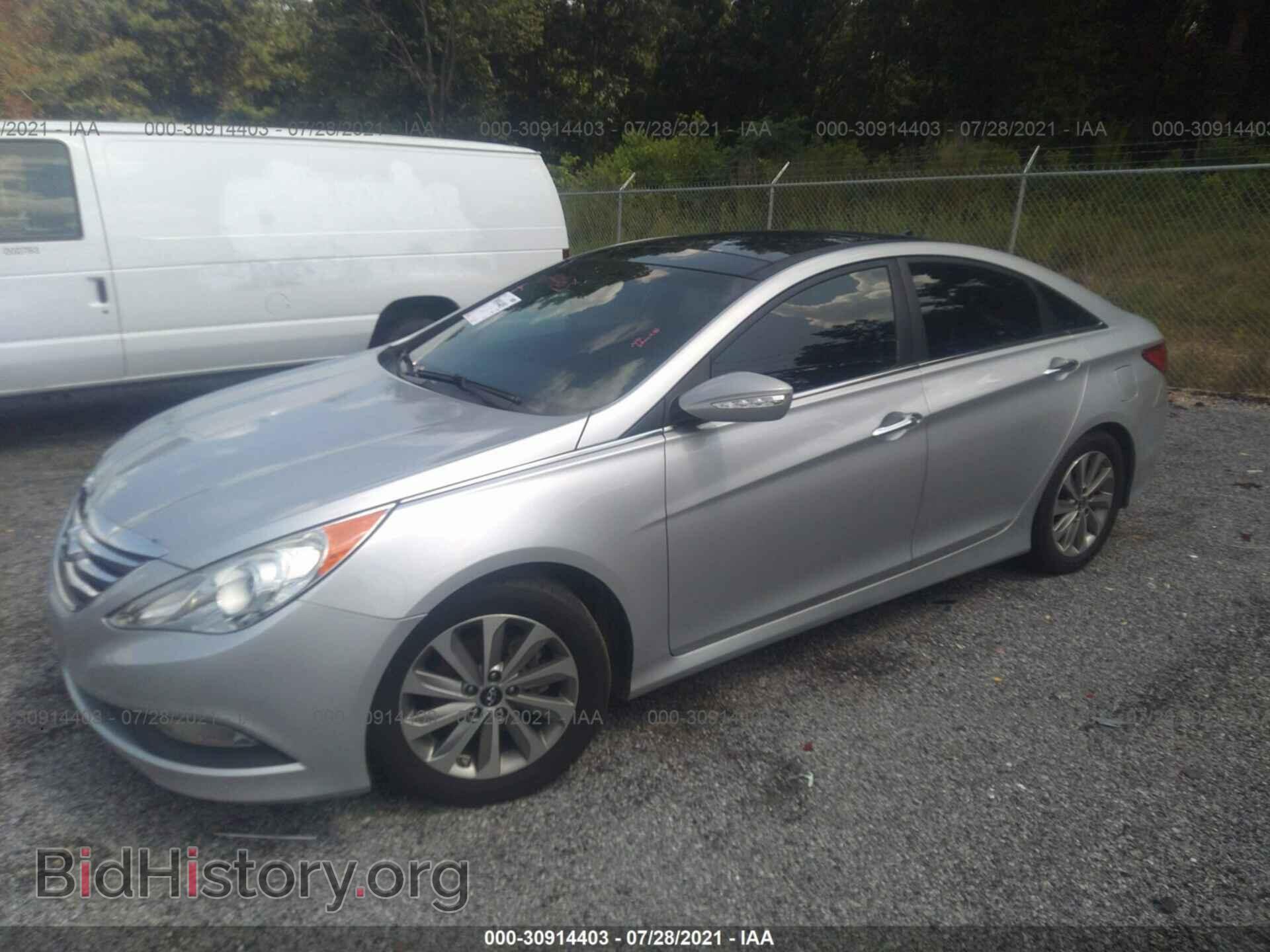 2014 HYUNDAI SONATA - VIN: 5NPEC4AC0EH842442 - Фото 2