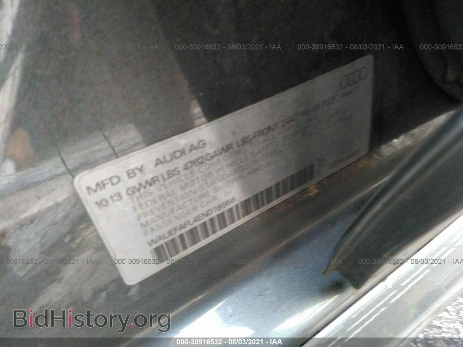 2014 AUDI A4 - VIN: WAUEFAFL4EN018956 - Фото 9
