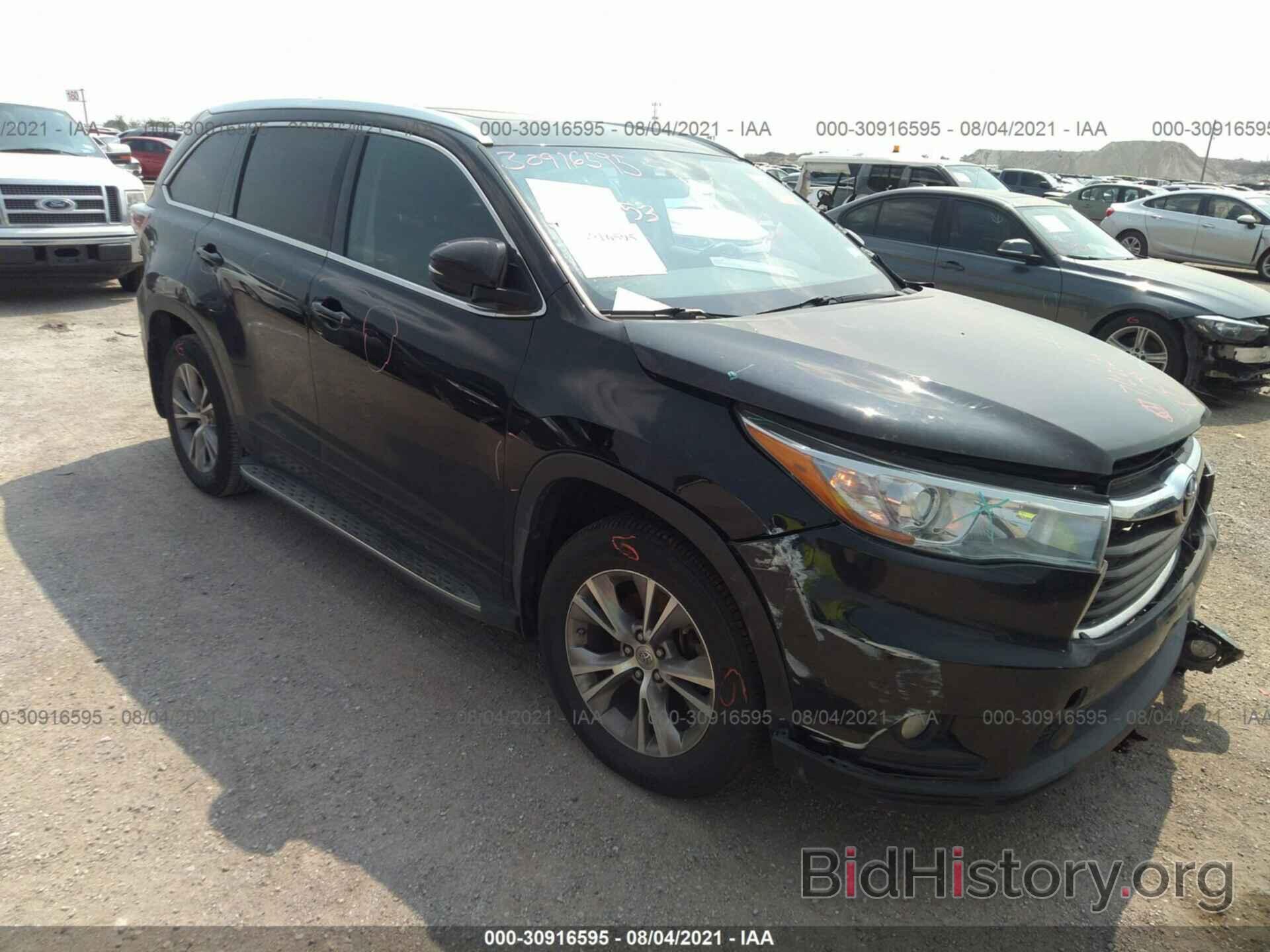 Фотография 5TDKKRFHXFS117417 - TOYOTA HIGHLANDER 2015