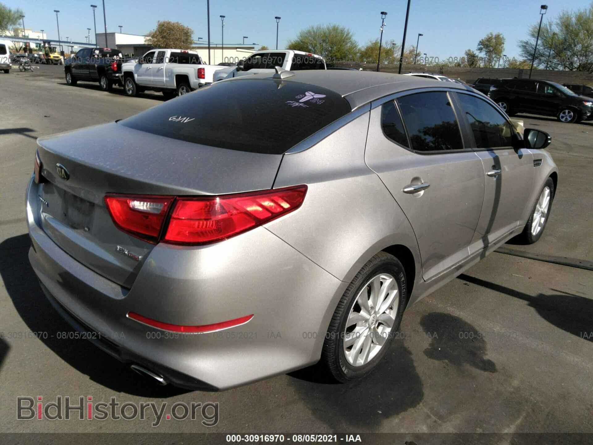 2015 KIA OPTIMA - VIN: 5XXGN4A71FG392934 - Фото 4