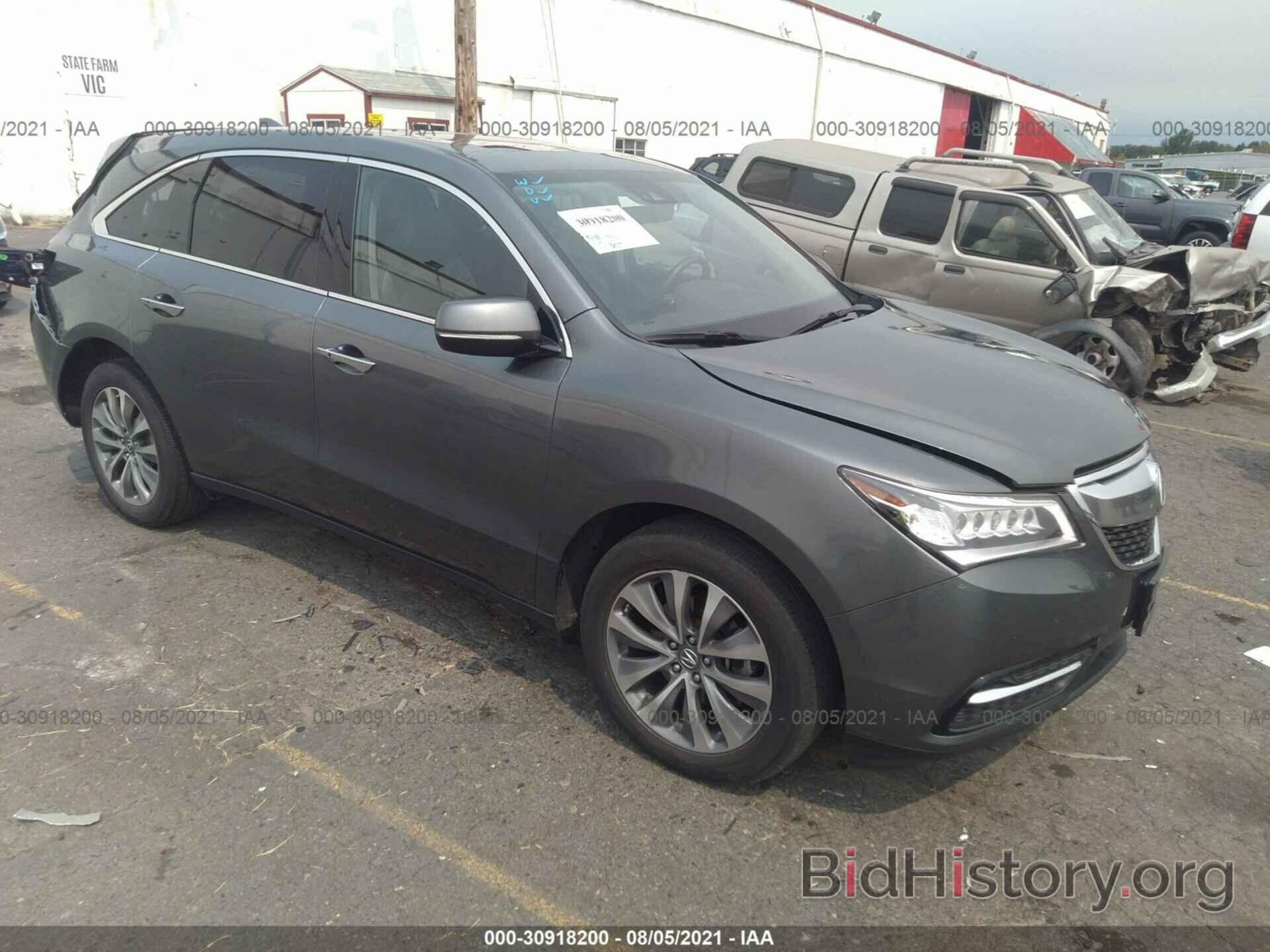 Photo 5FRYD4H62GB033373 - ACURA MDX 2016