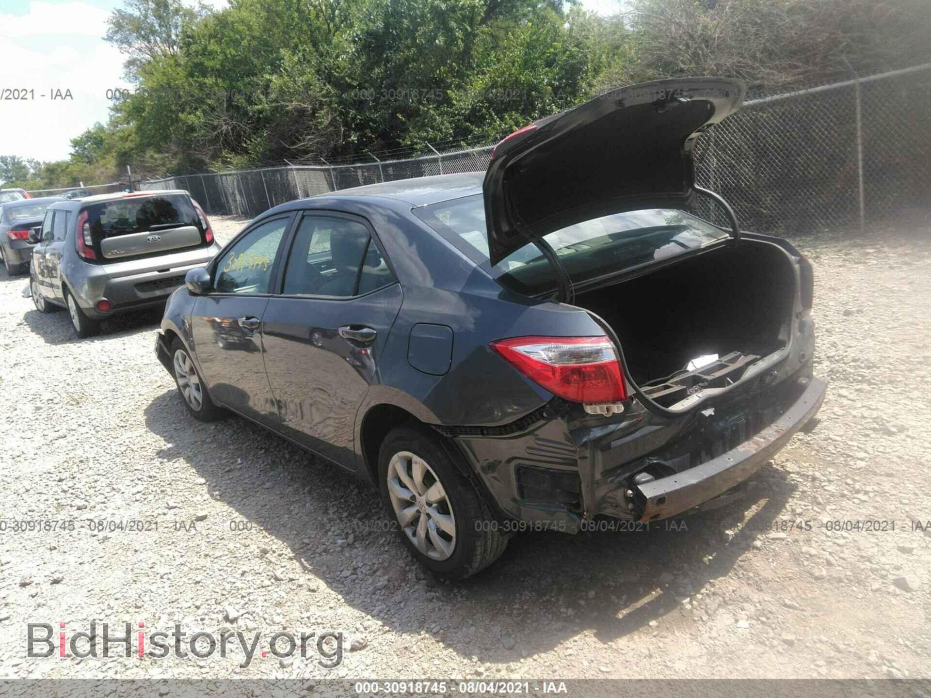 2014 TOYOTA COROLLA - VIN: 2T1BURHE7EC115774 - Фото 3