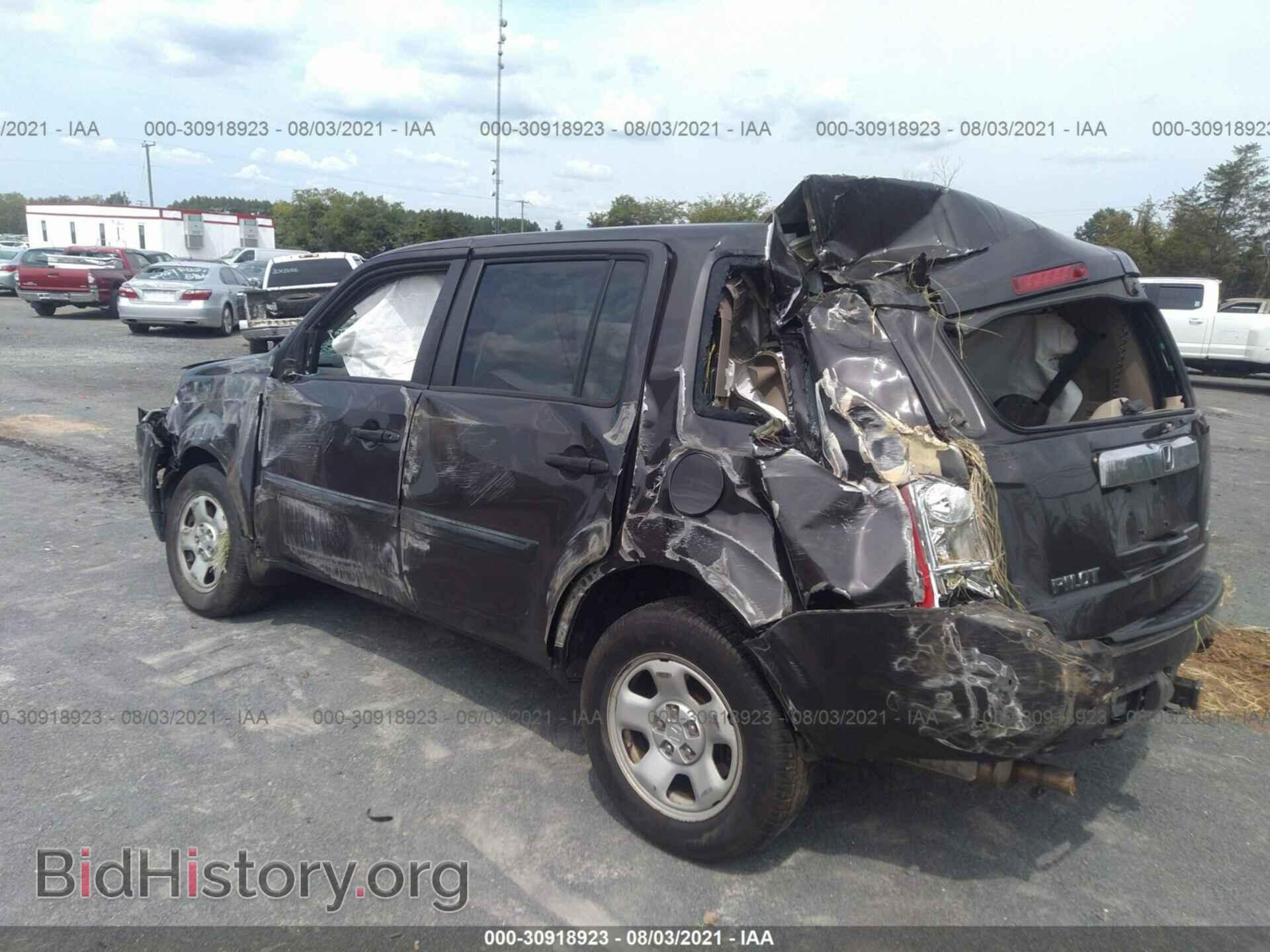 2013 HONDA PILOT - VIN: 5FNYF4H23DB082795 - Фото 3