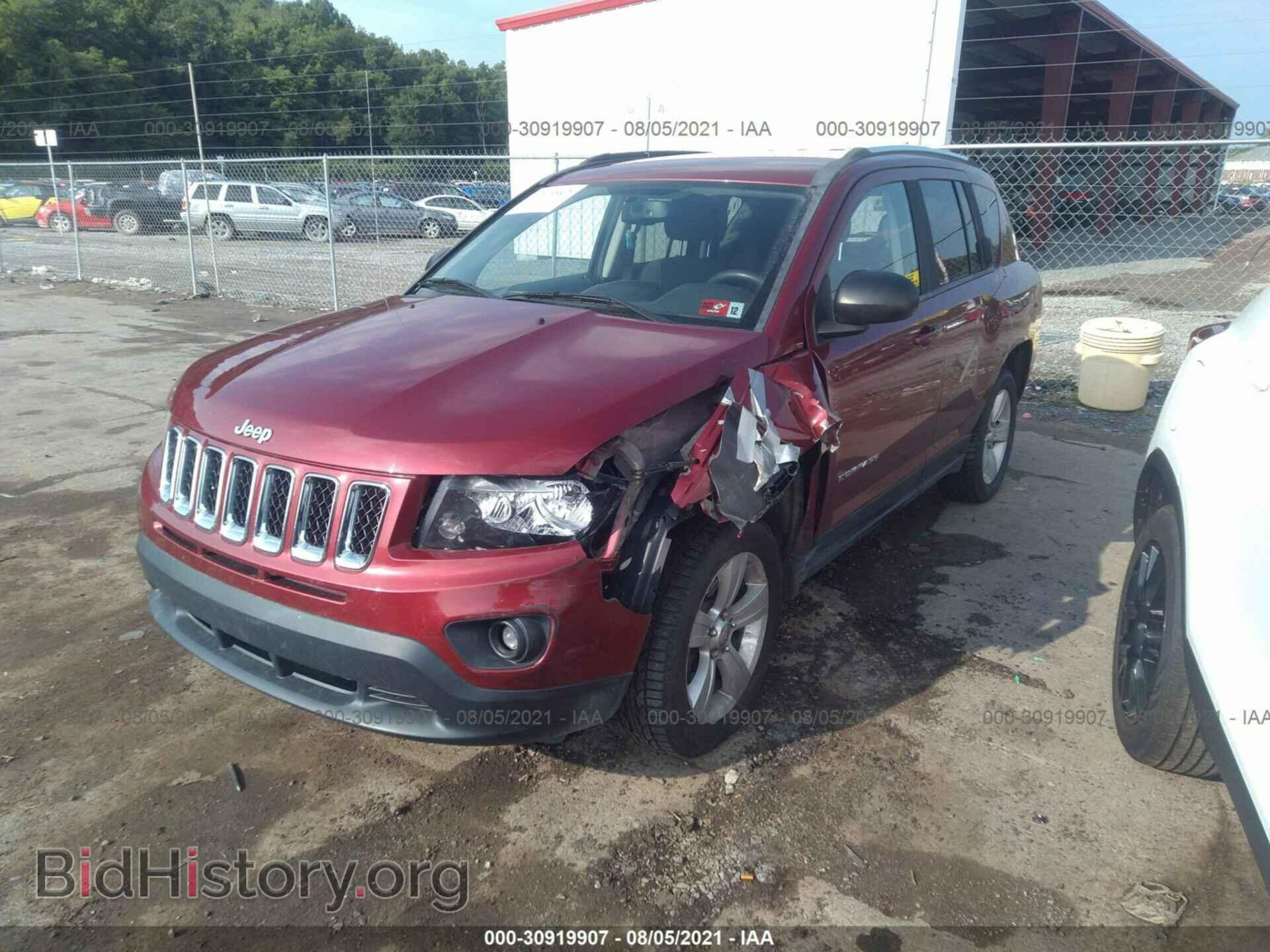 2014 JEEP COMPASS - VIN: 1C4NJDBBXED855314 - Фото 2