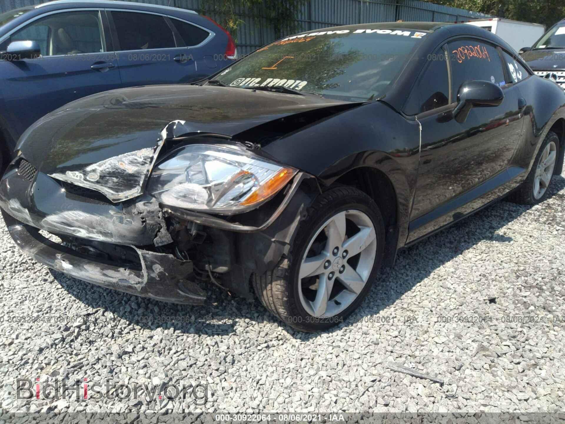2007 MITSUBISHI ECLIPSE - VIN: 4A3AK34T17E013256 - Фото 2