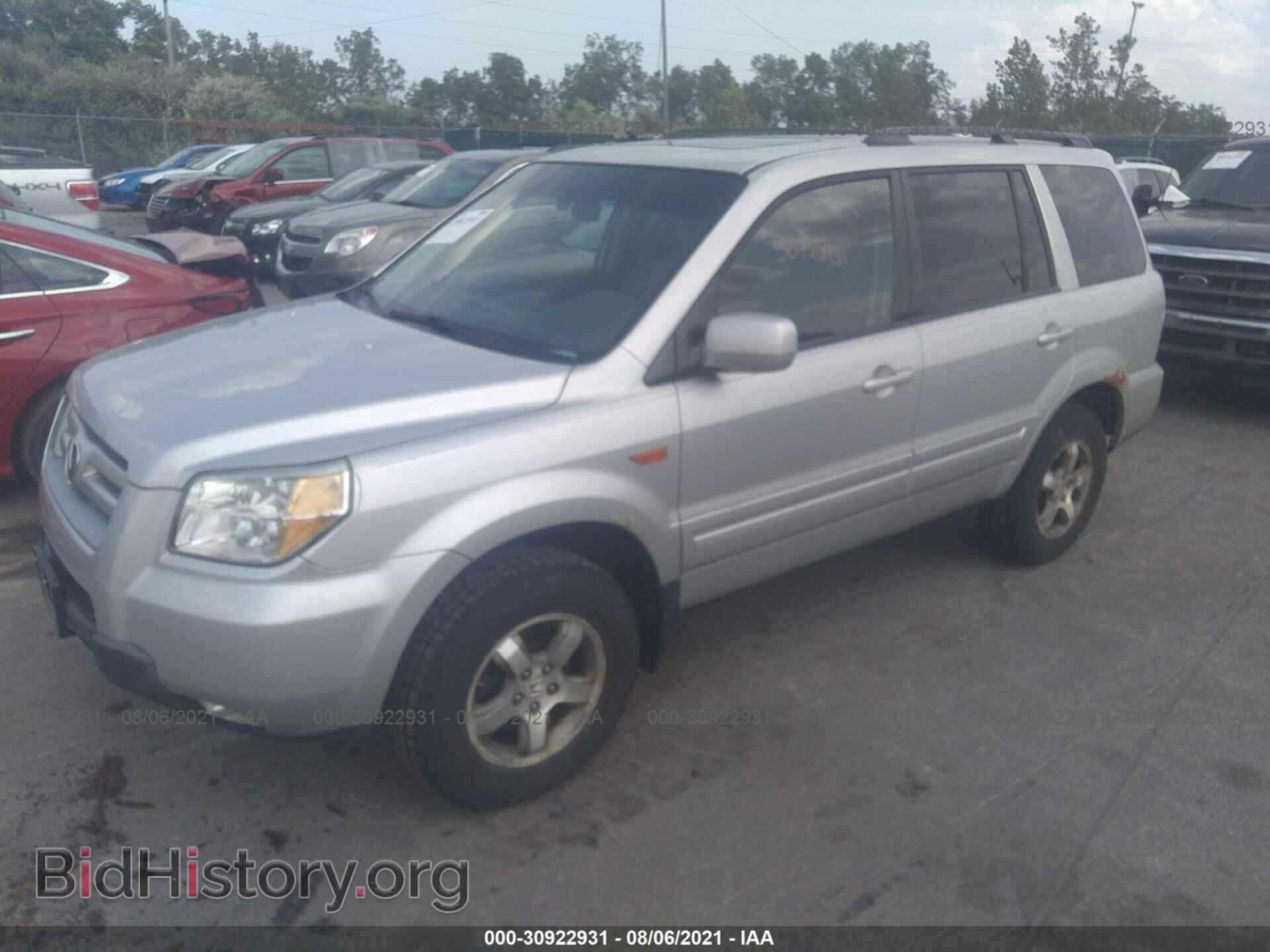 2006 HONDA PILOT - VIN: 2HKYF18656H518228 - Фото 2