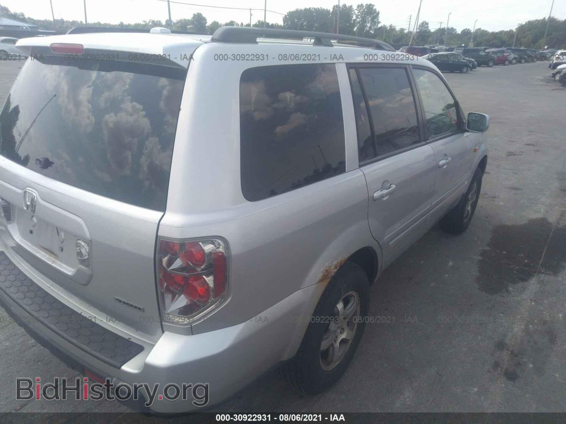 2006 HONDA PILOT - VIN: 2HKYF18656H518228 - Фото 4